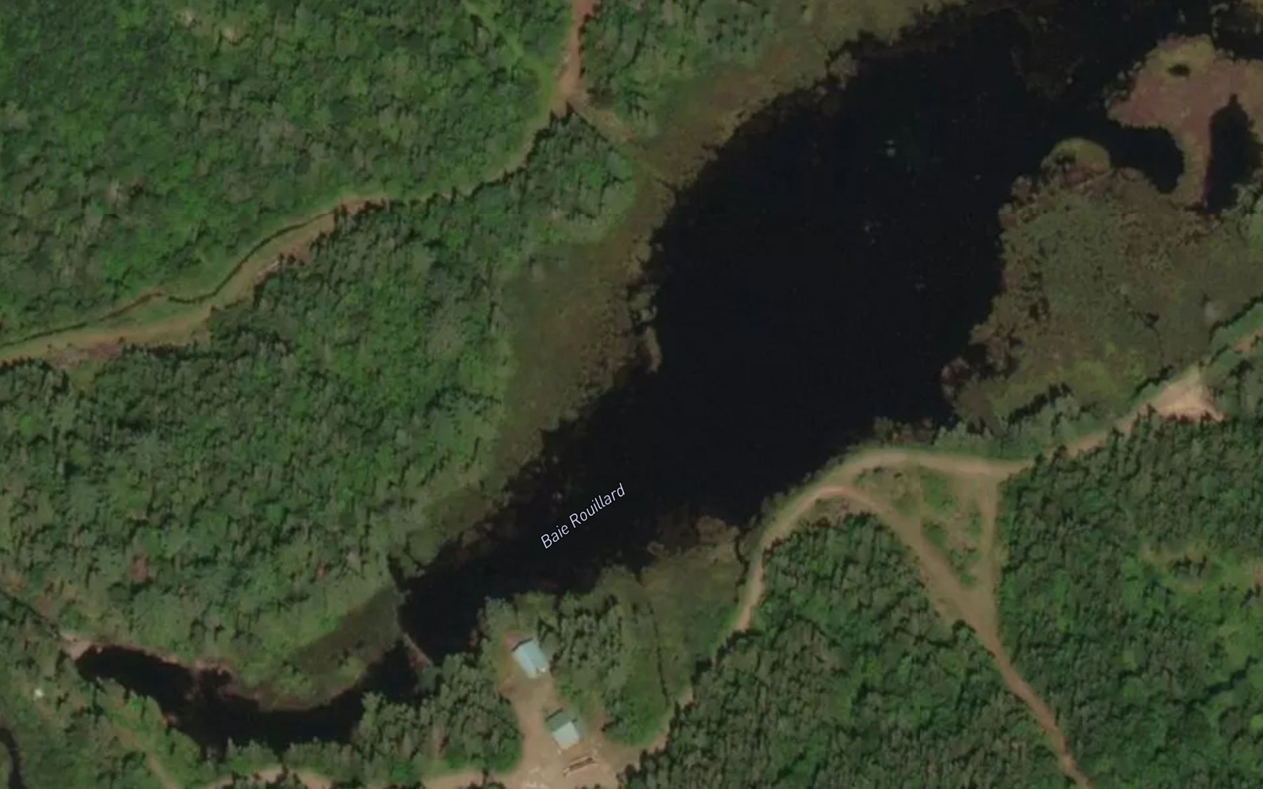 Satellite map of the Baie Rouillard