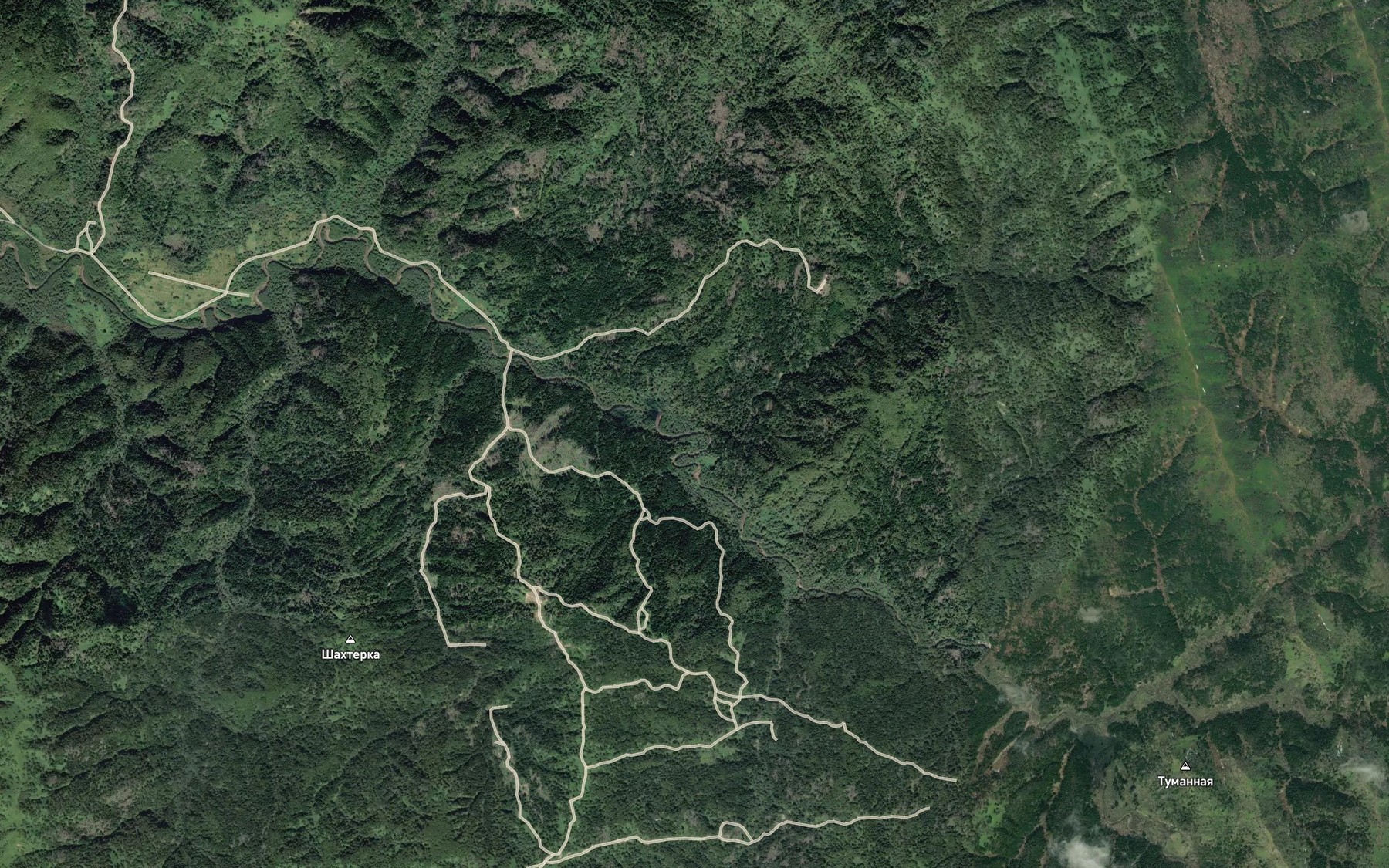 Satellite map of the Grafekiy