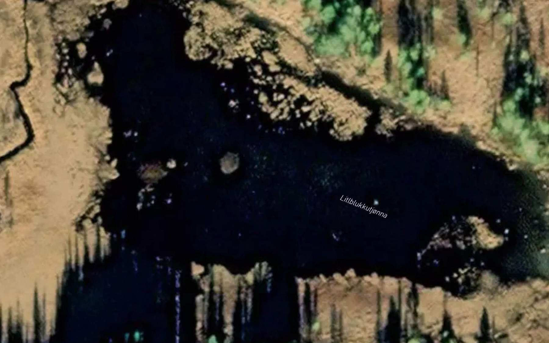 Satellite map of the Blukutjonn,l