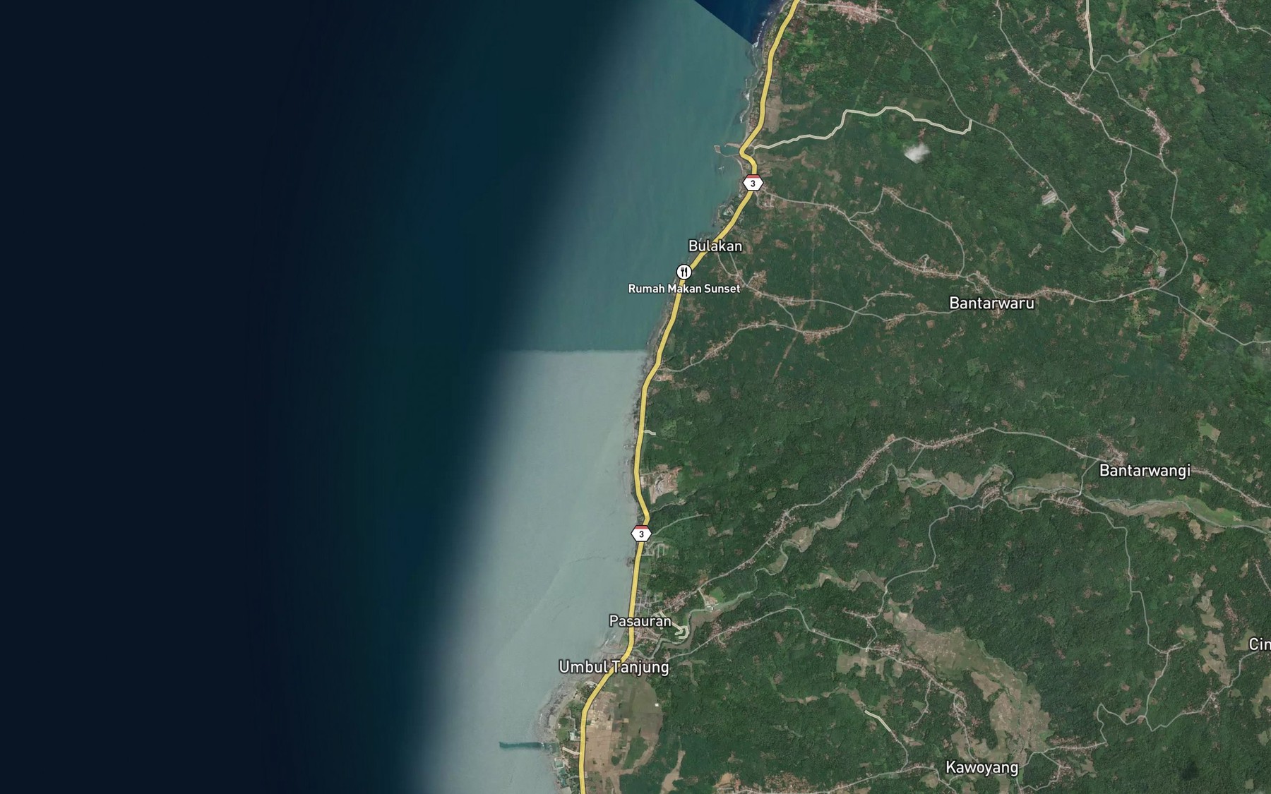 Satellite map of the Ci Kanlius