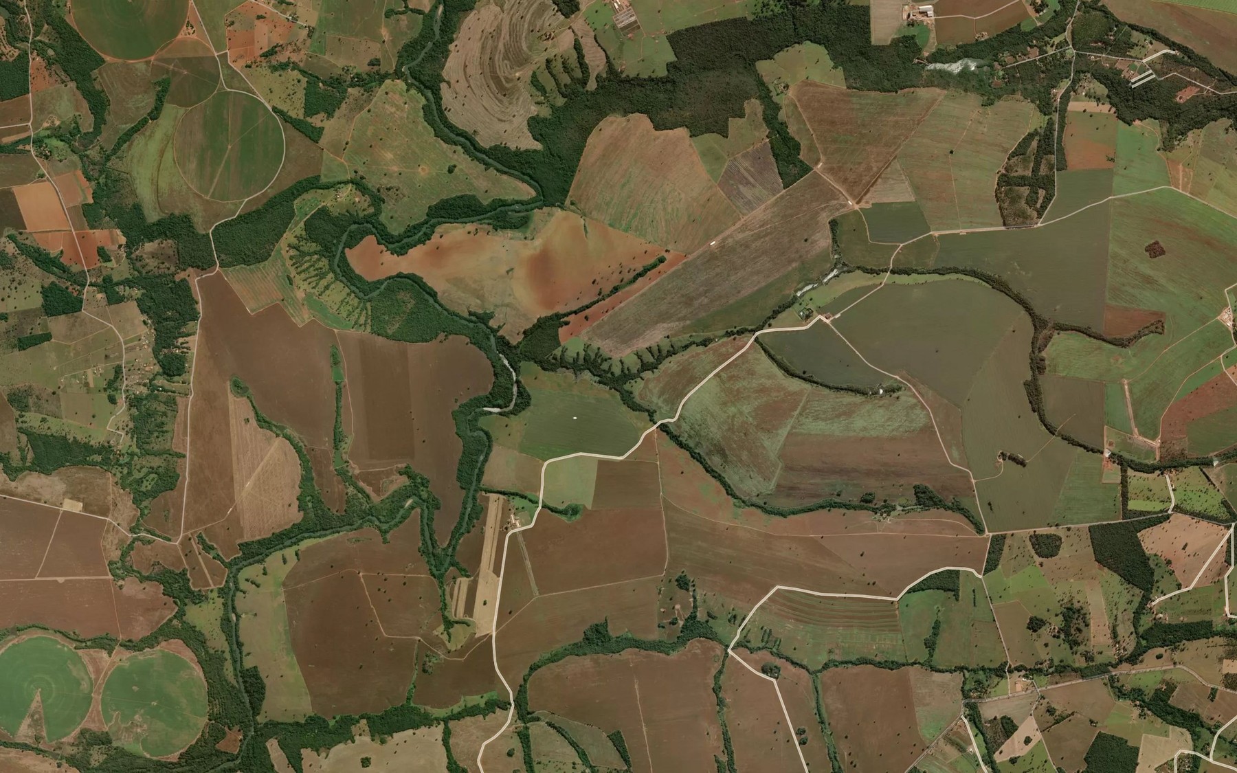 Satellite map of the Corrego da Tripeca