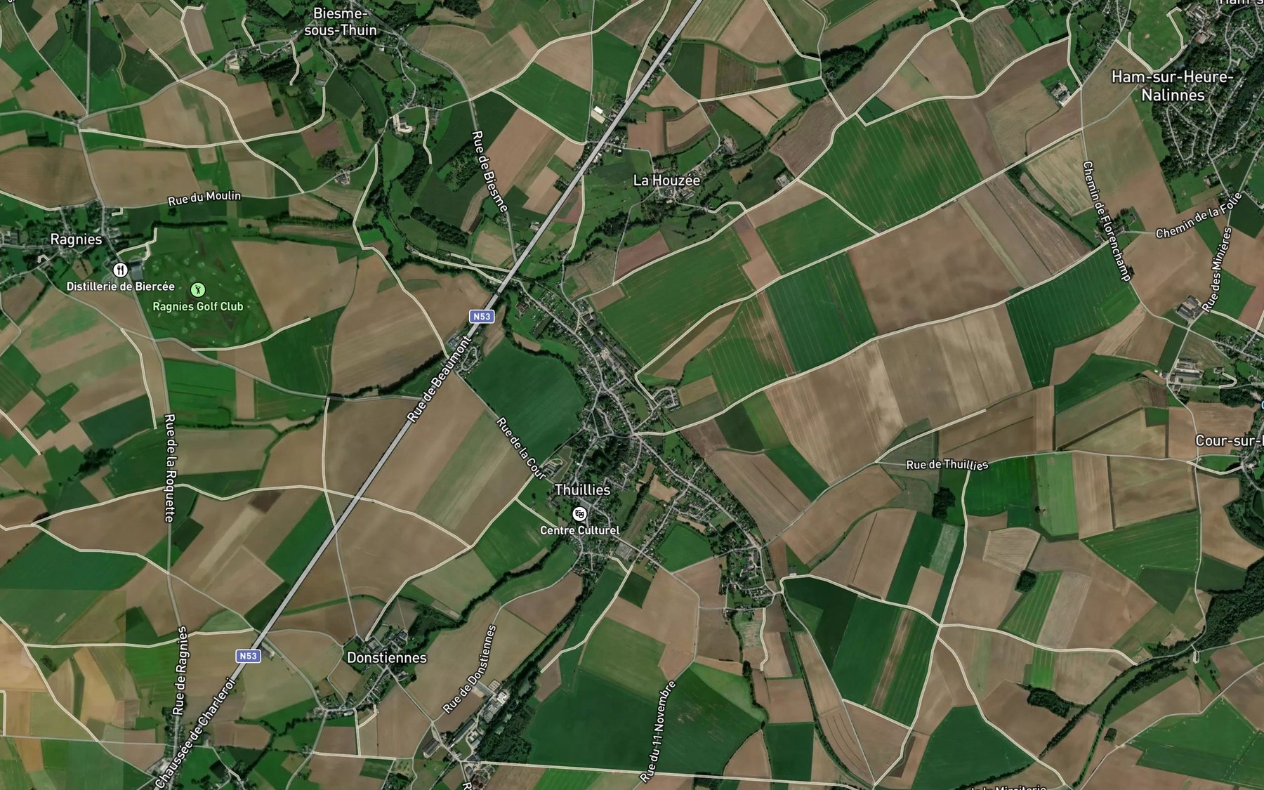 Satellite map of the Ruisseau de Chessis