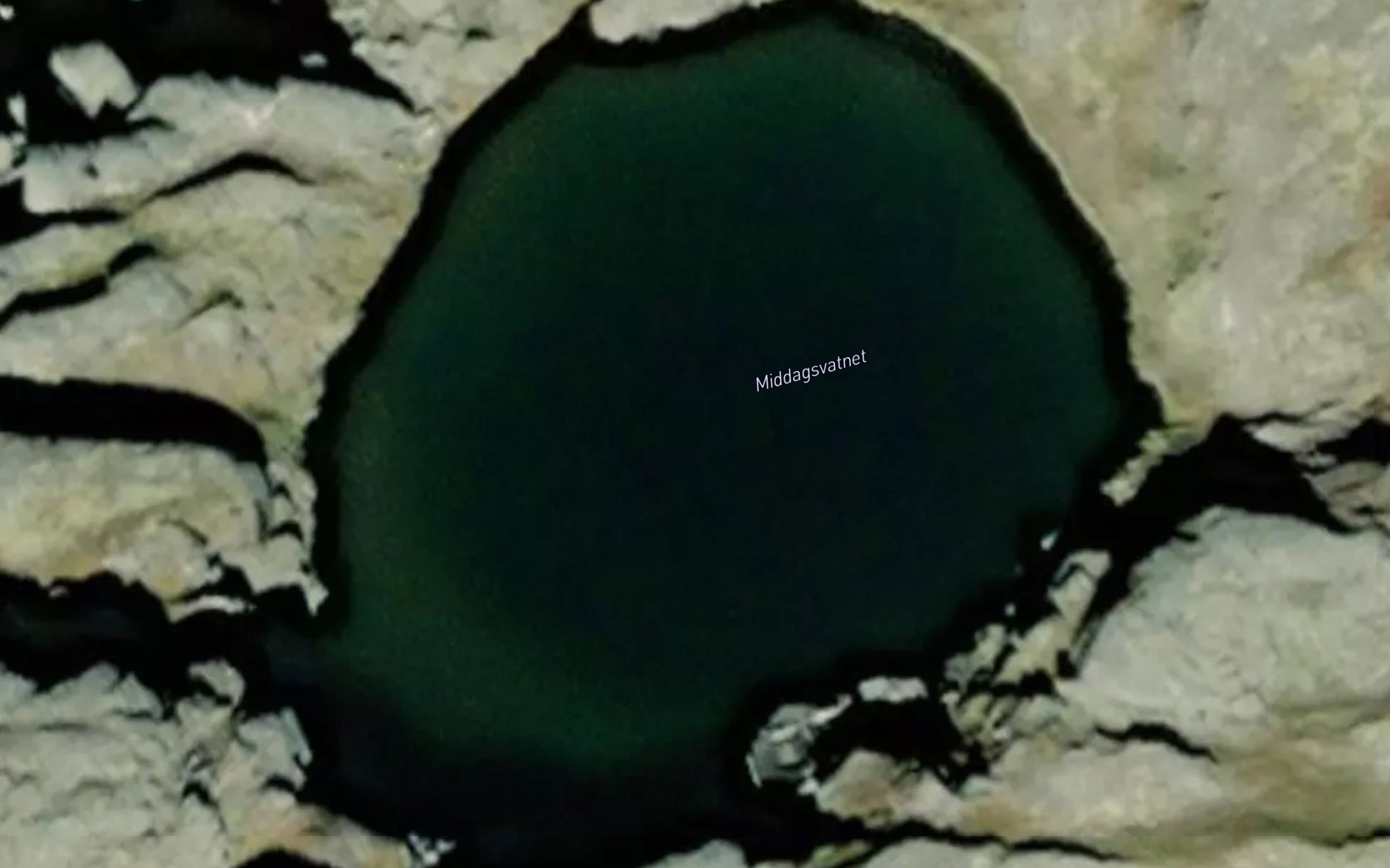 Satellite map of the Middagsvatnet