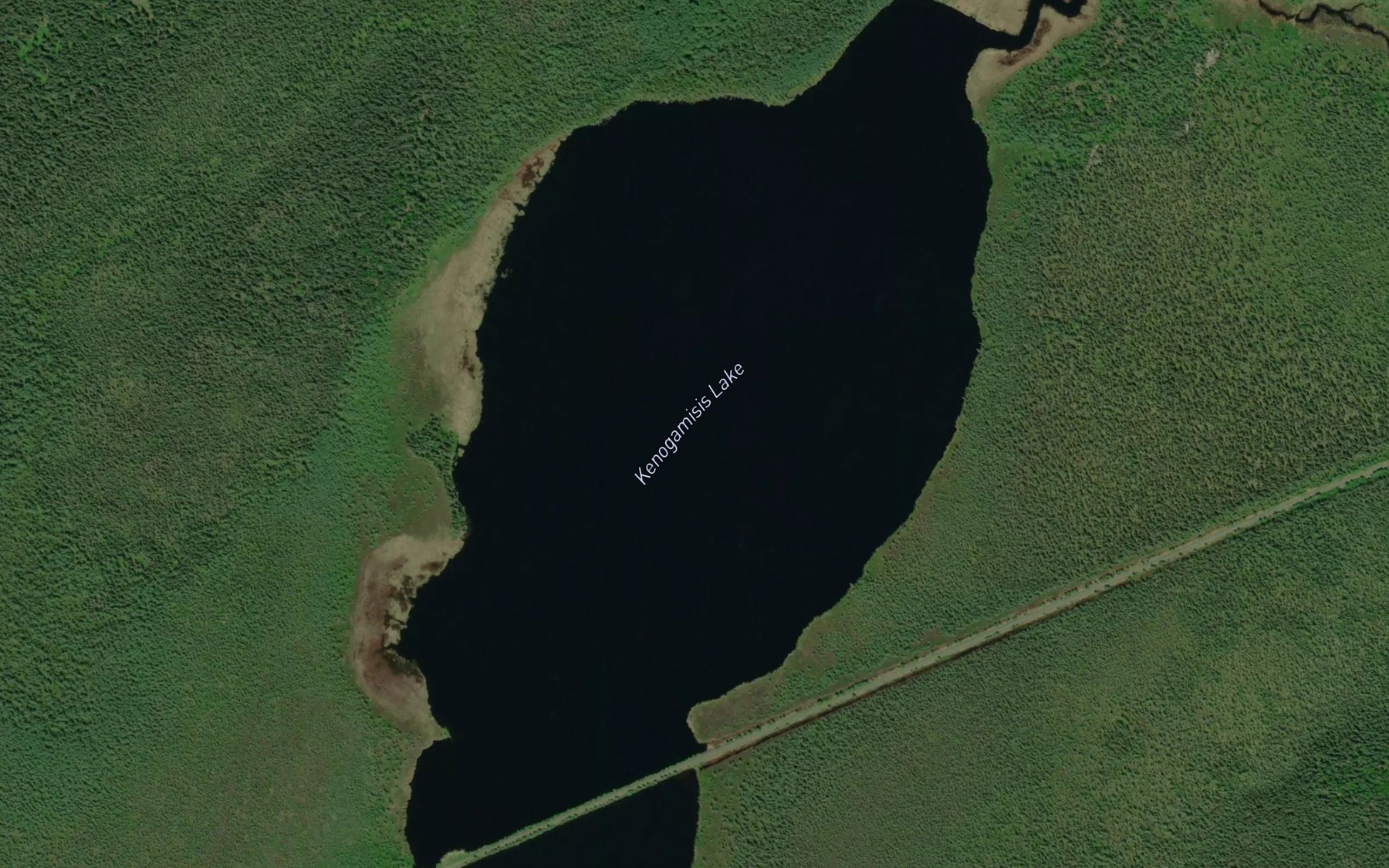Satellite map of the Devilfish Bay