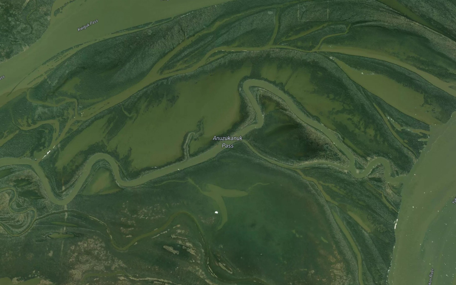Satellite map of the Anuzukanuk Pass