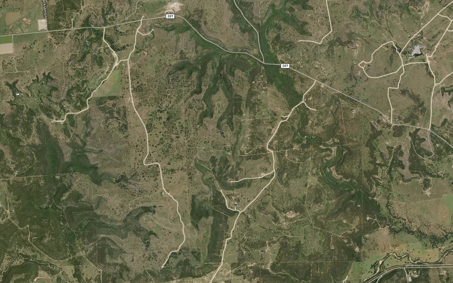Satellite map of the Henslee Lake Number 3