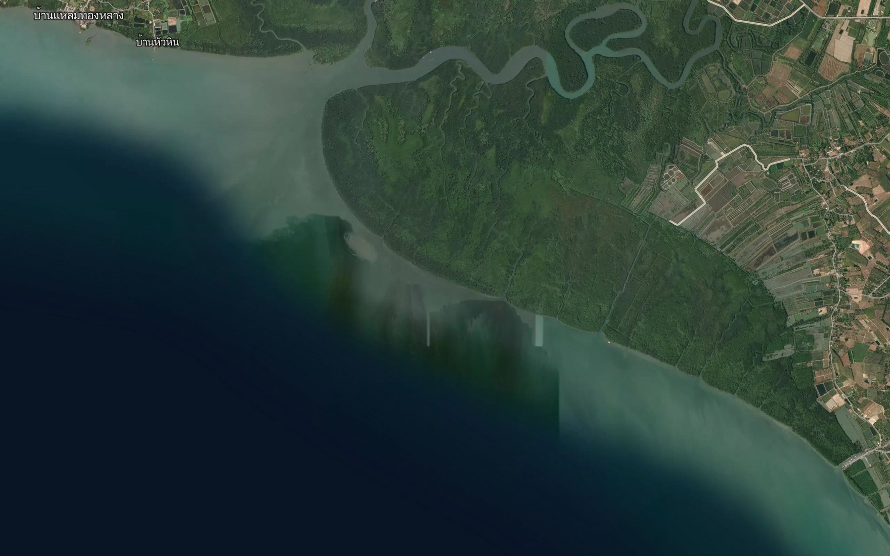 Satellite map of the Khlong Sam