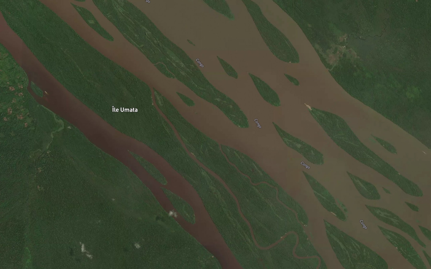 Satellite map of the Loango