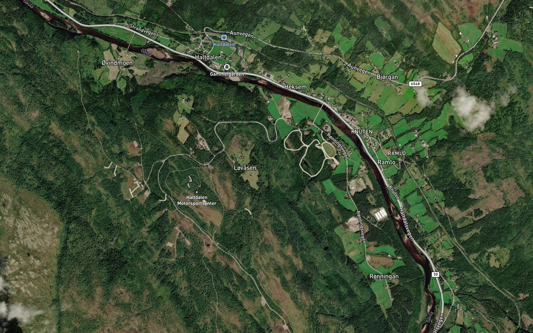 Satellite map of the Lovasbekken
