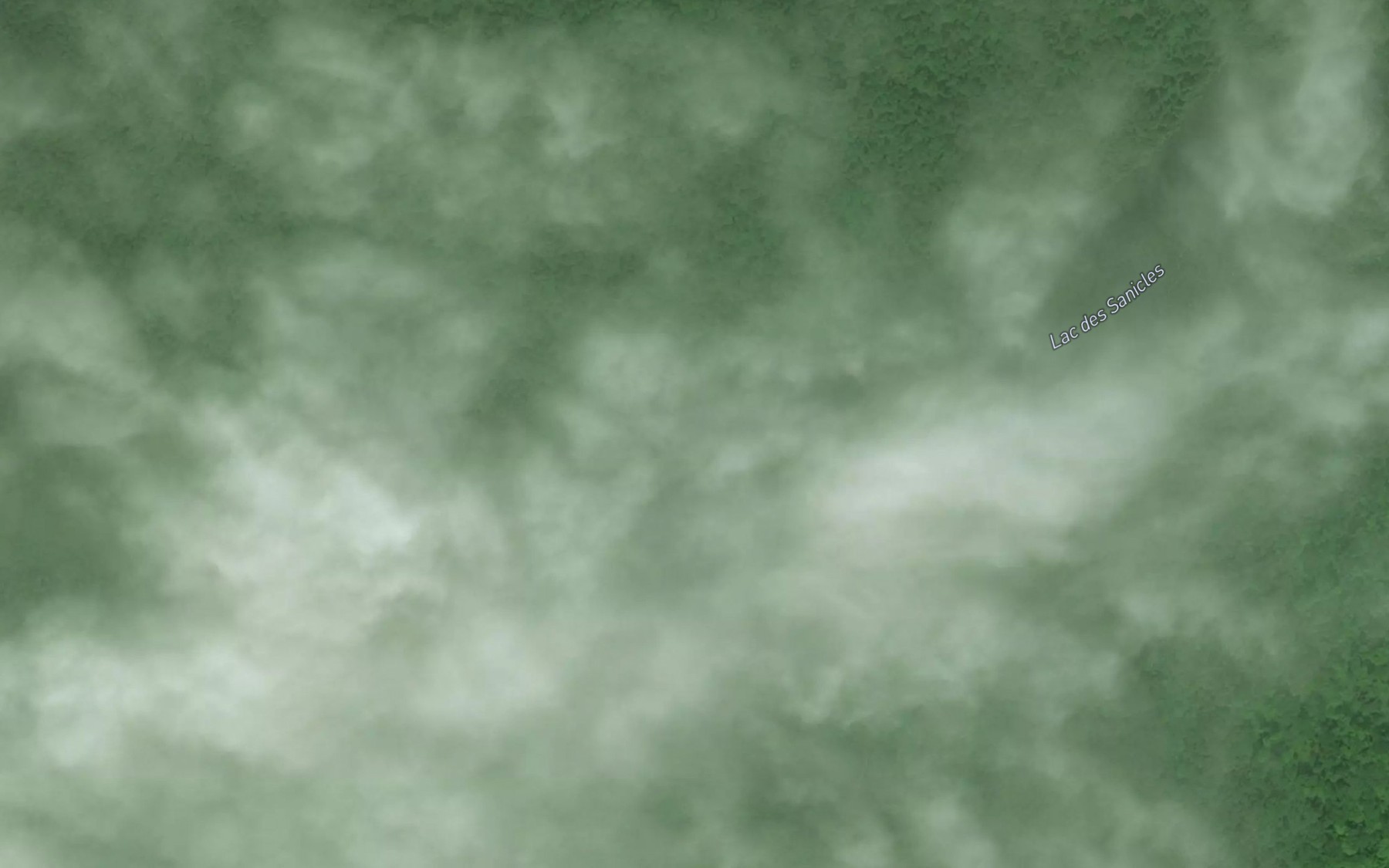 Satellite map of the Lac des Sanicles