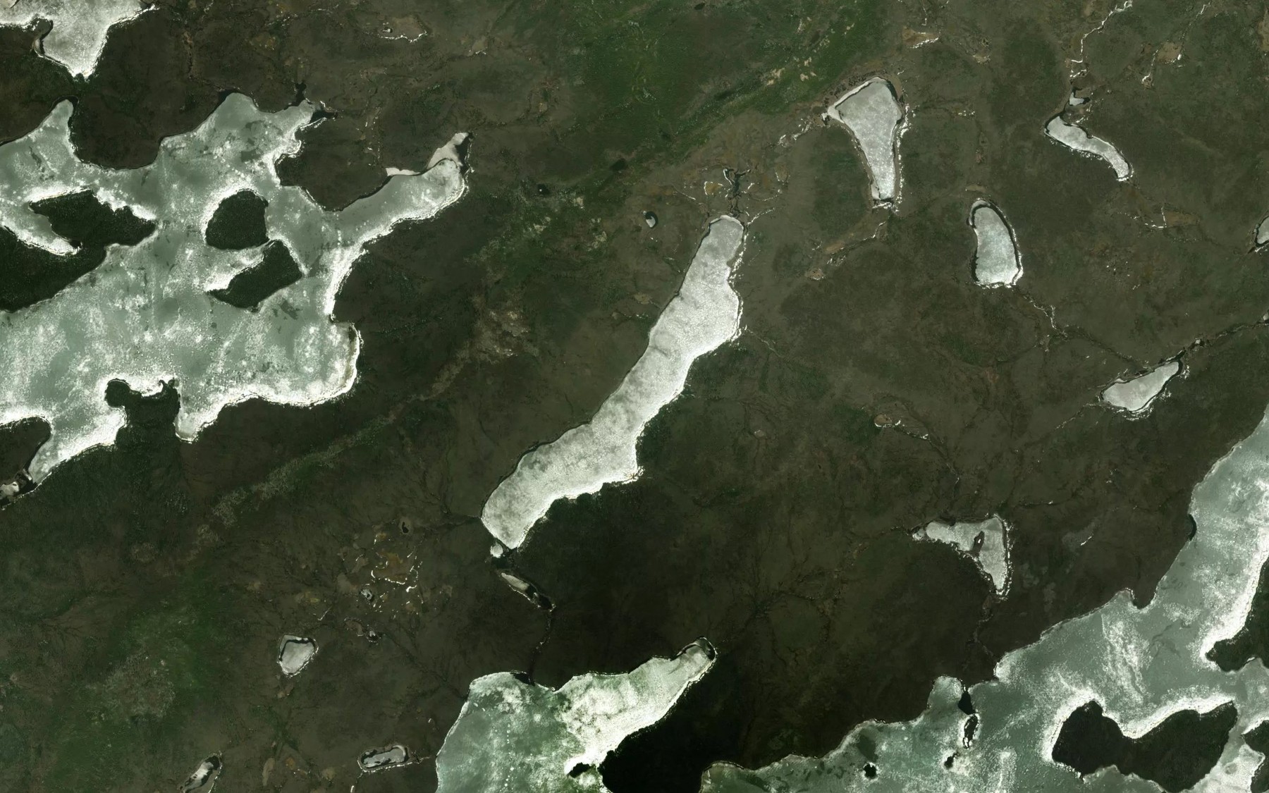 Satellite map of the Stefanchuk Lake
