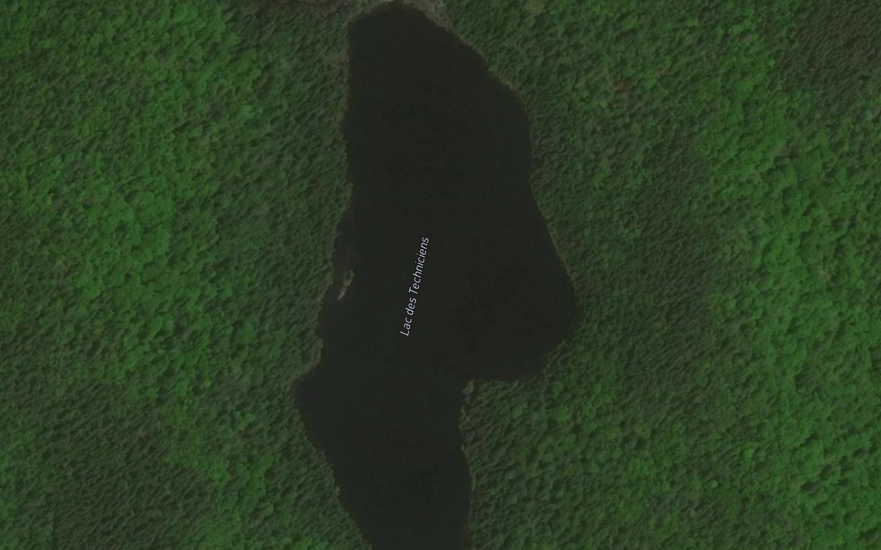 Satellite map of the Lac des Techniciens