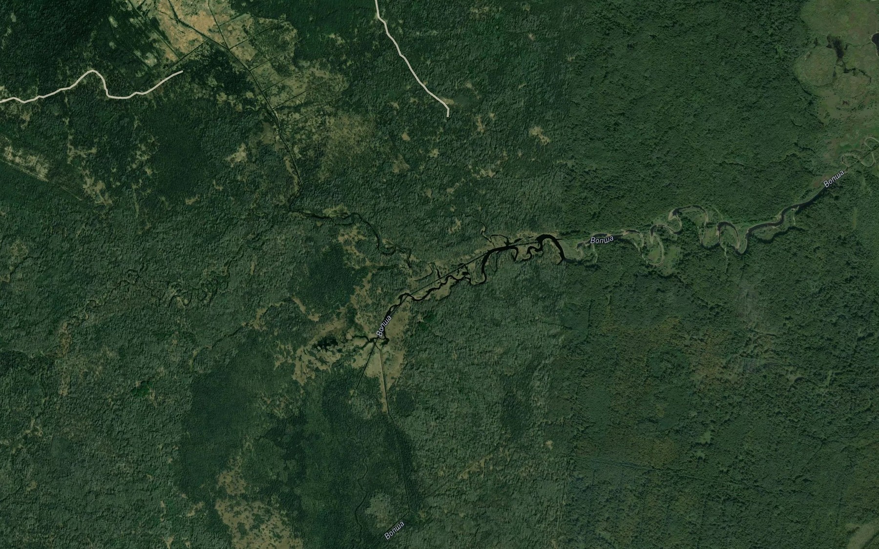 Satellite map of the Potashevka