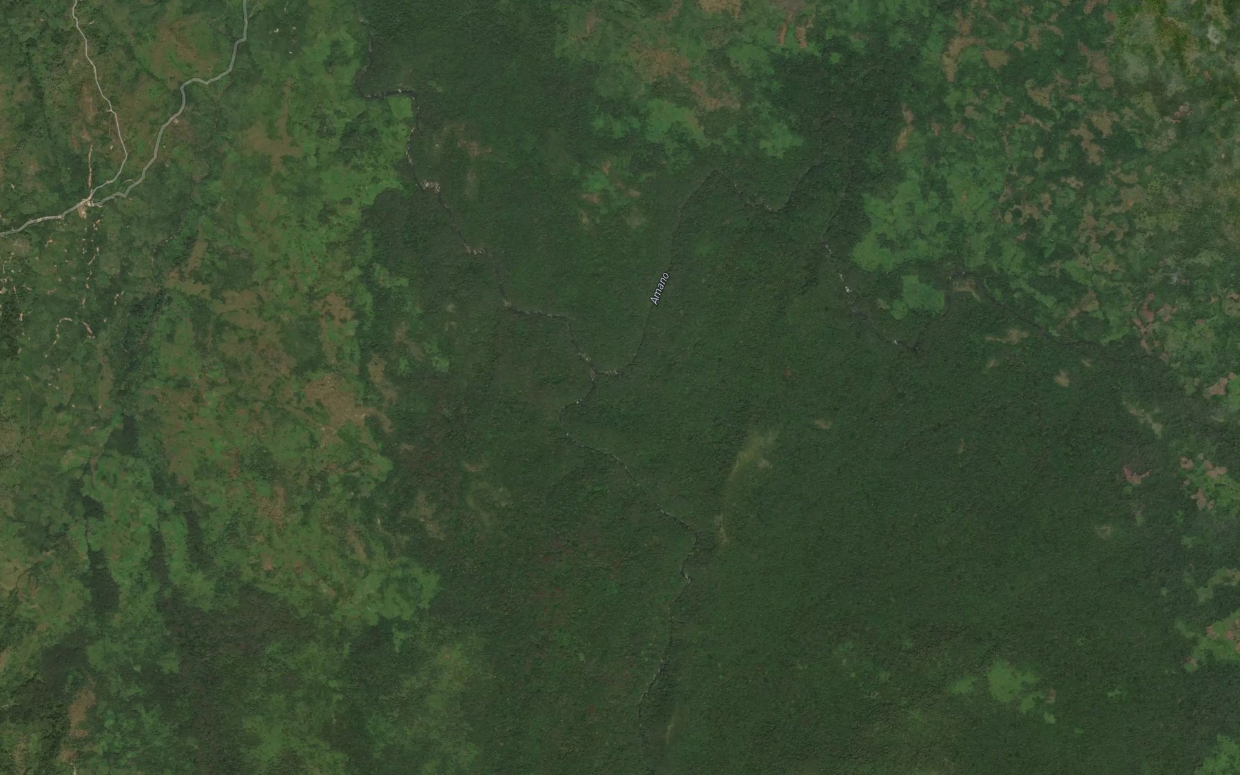 Satellite map of the Amano