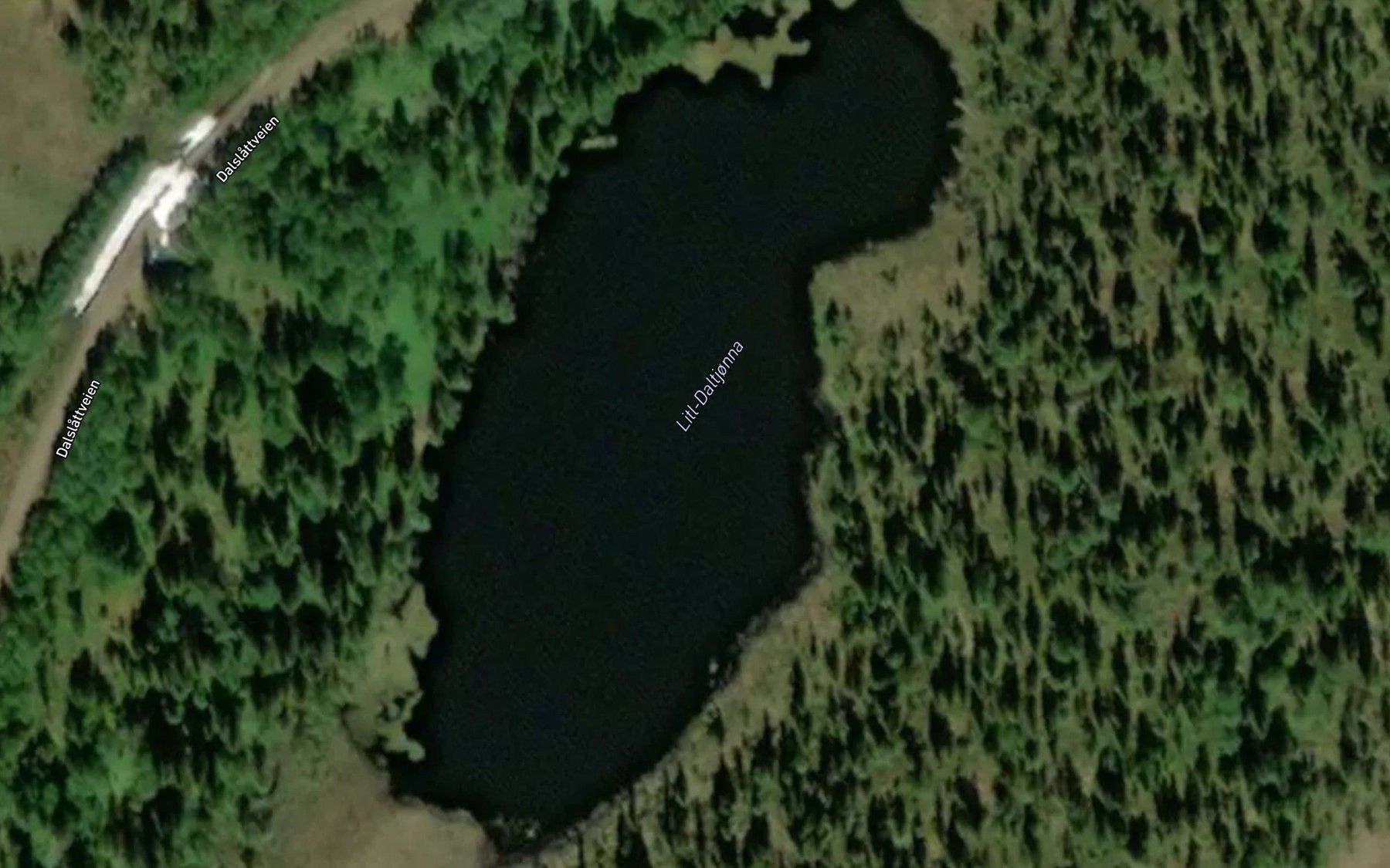 Satellite map of the Litl-Daltjonna