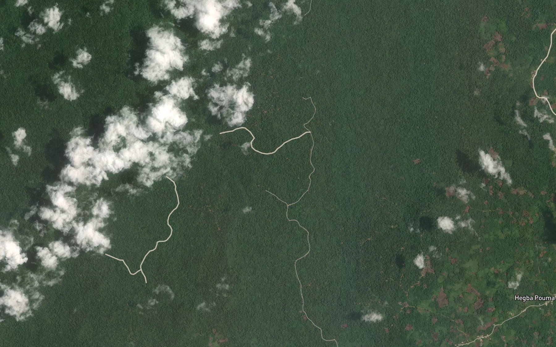 Satellite map of the Mabem