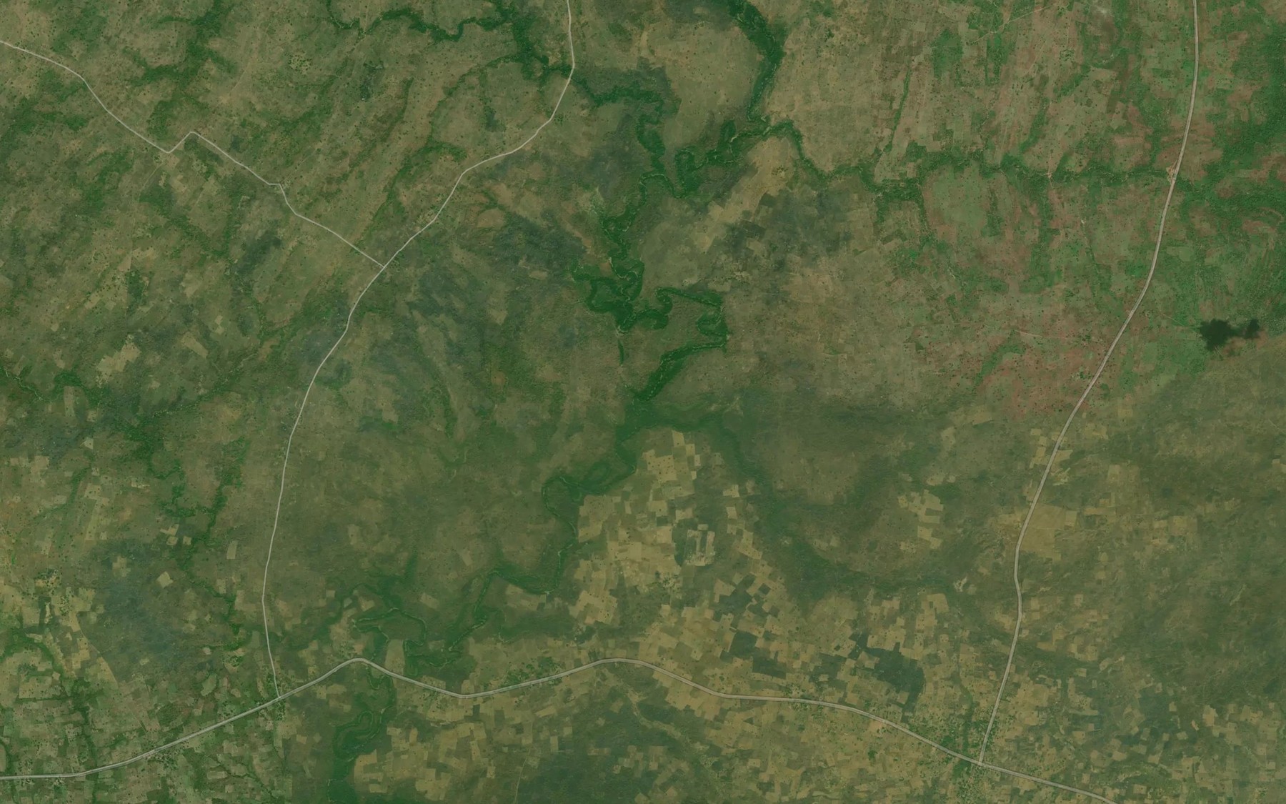 Satellite map of the River Iwanger
