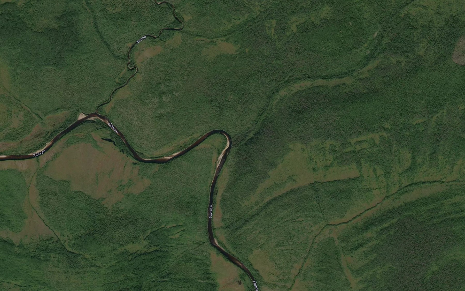 Satellite map of the Odinokiy