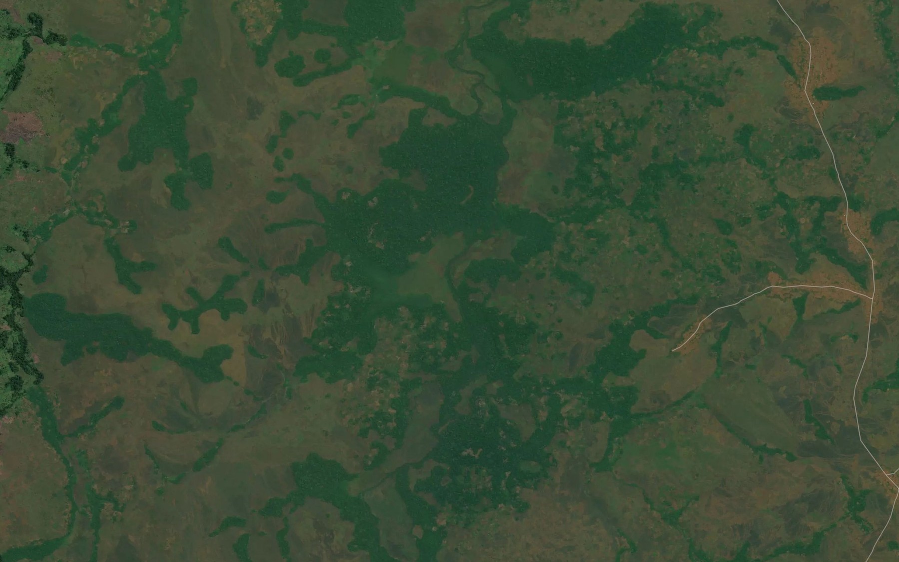 Satellite map of the Lukula