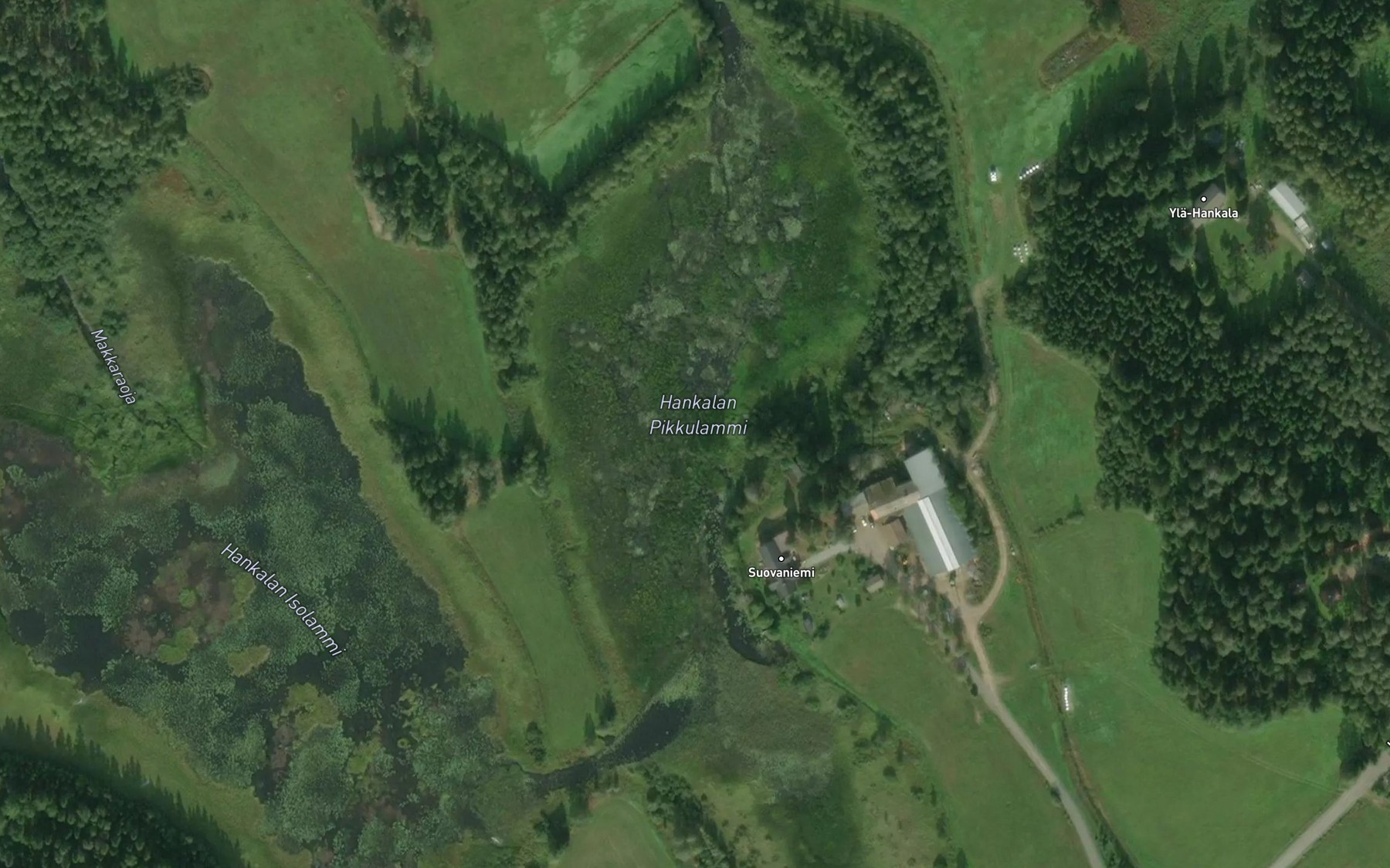 Satellite map of the Hankalan Pikkulammi