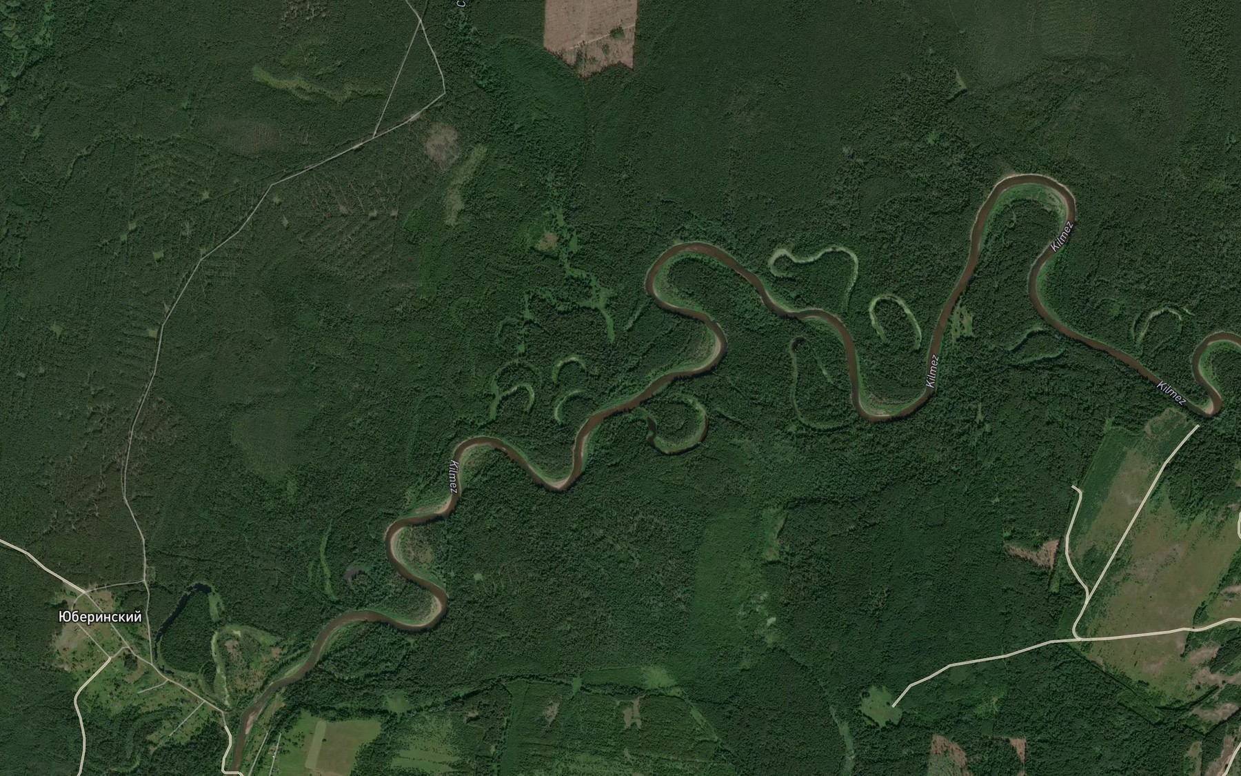 Satellite map of the Sardynka