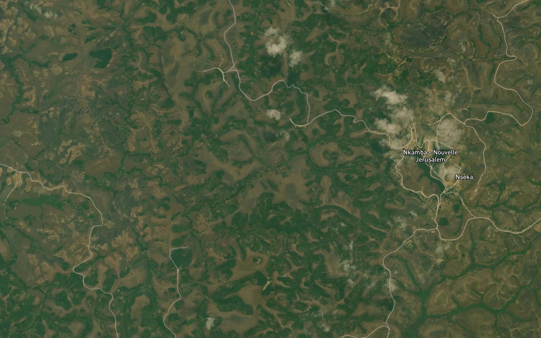 Satellite map of the Fumungu