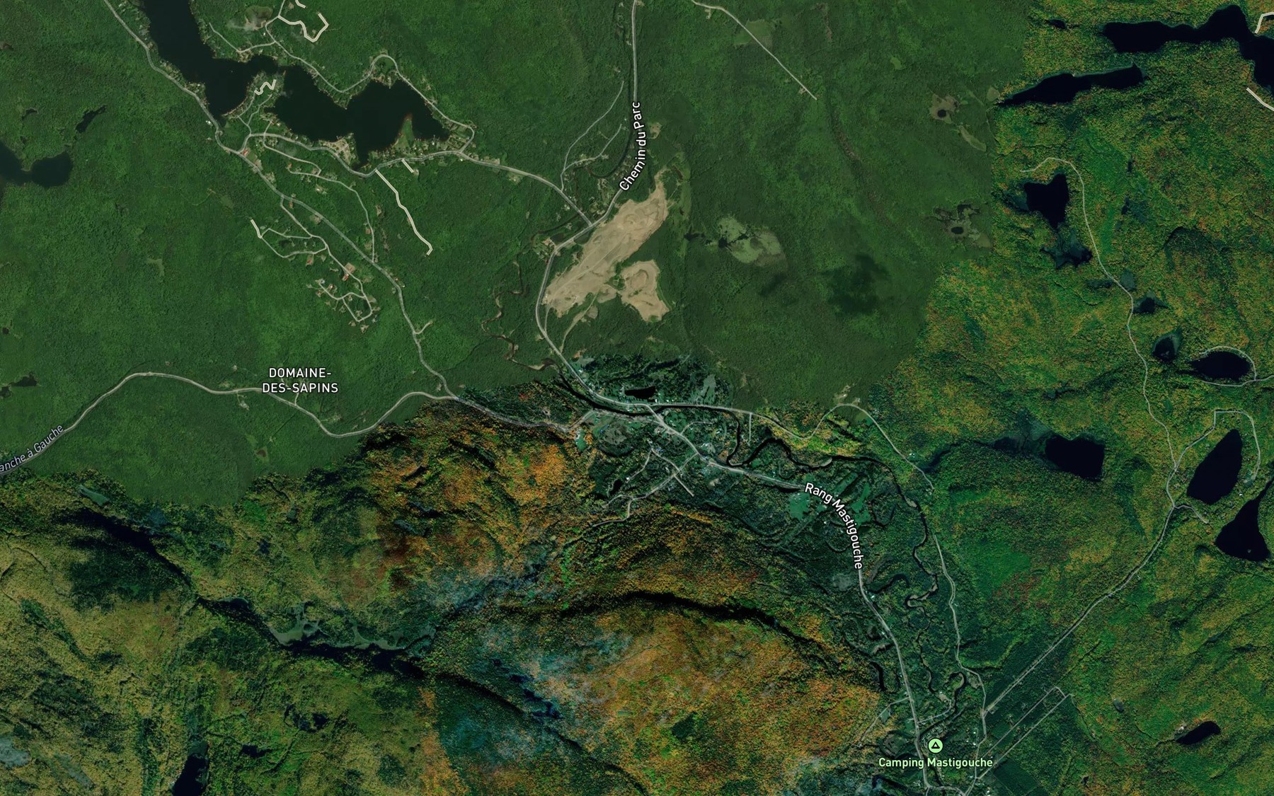Satellite map of the Lac a Black