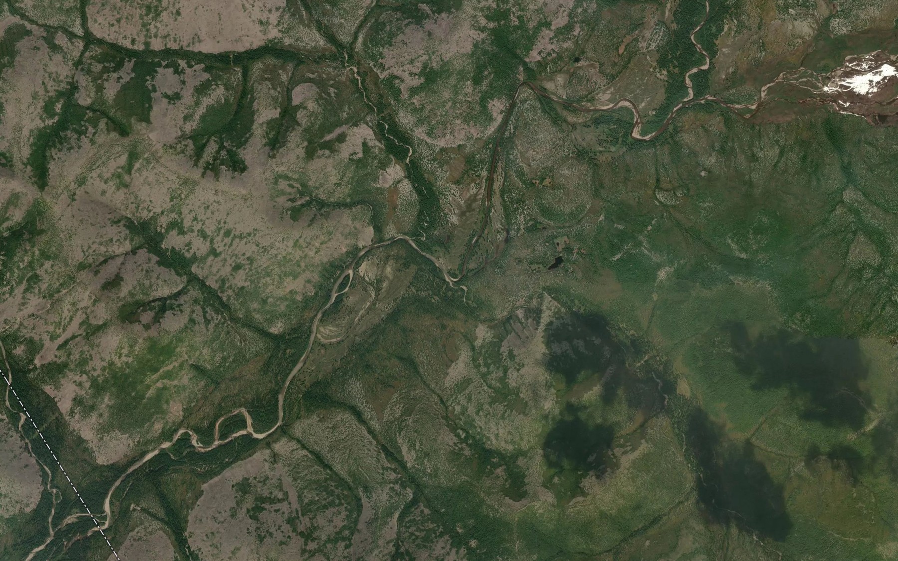 Satellite map of the Argaski