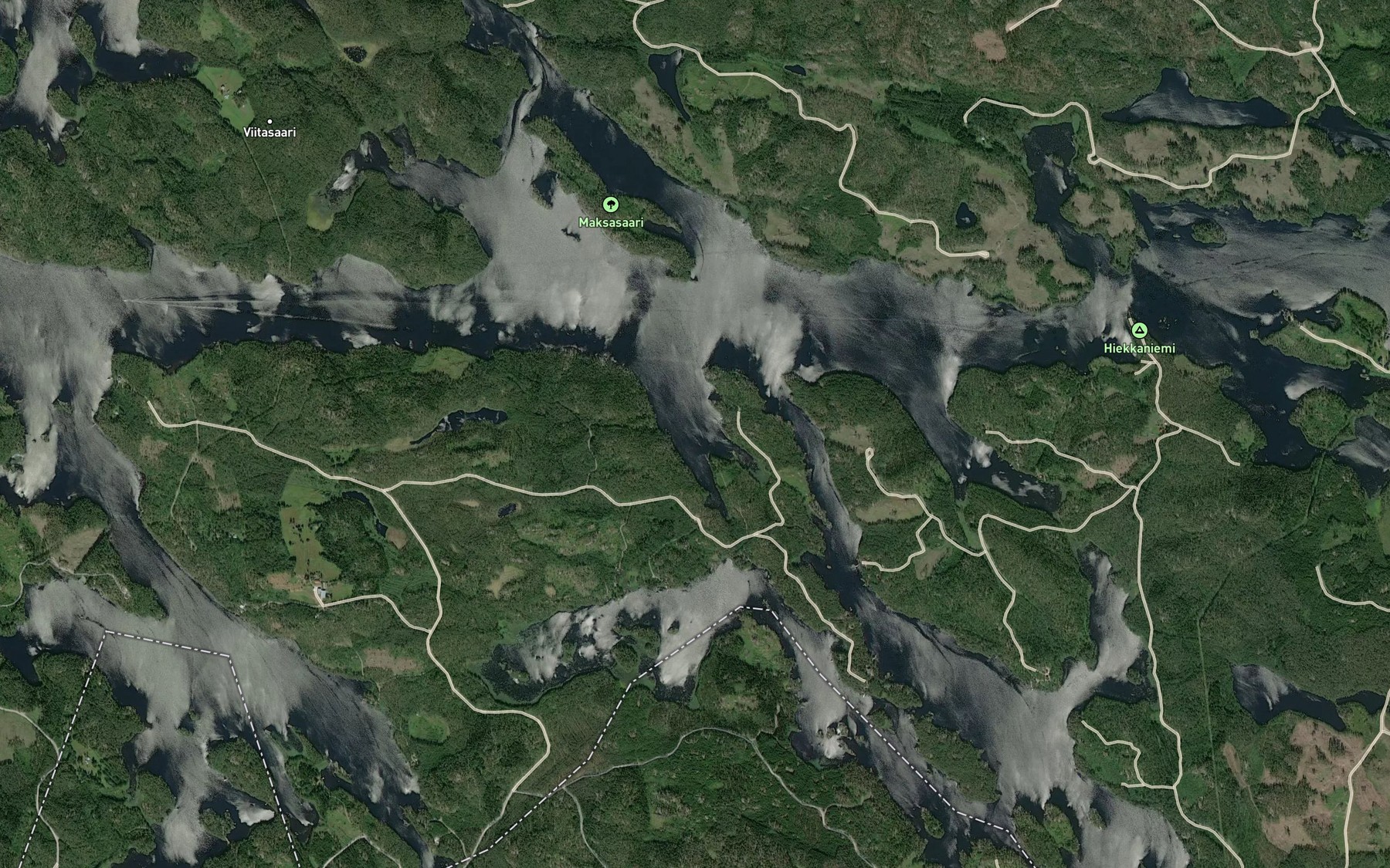 Satellite map of the Kortelahti