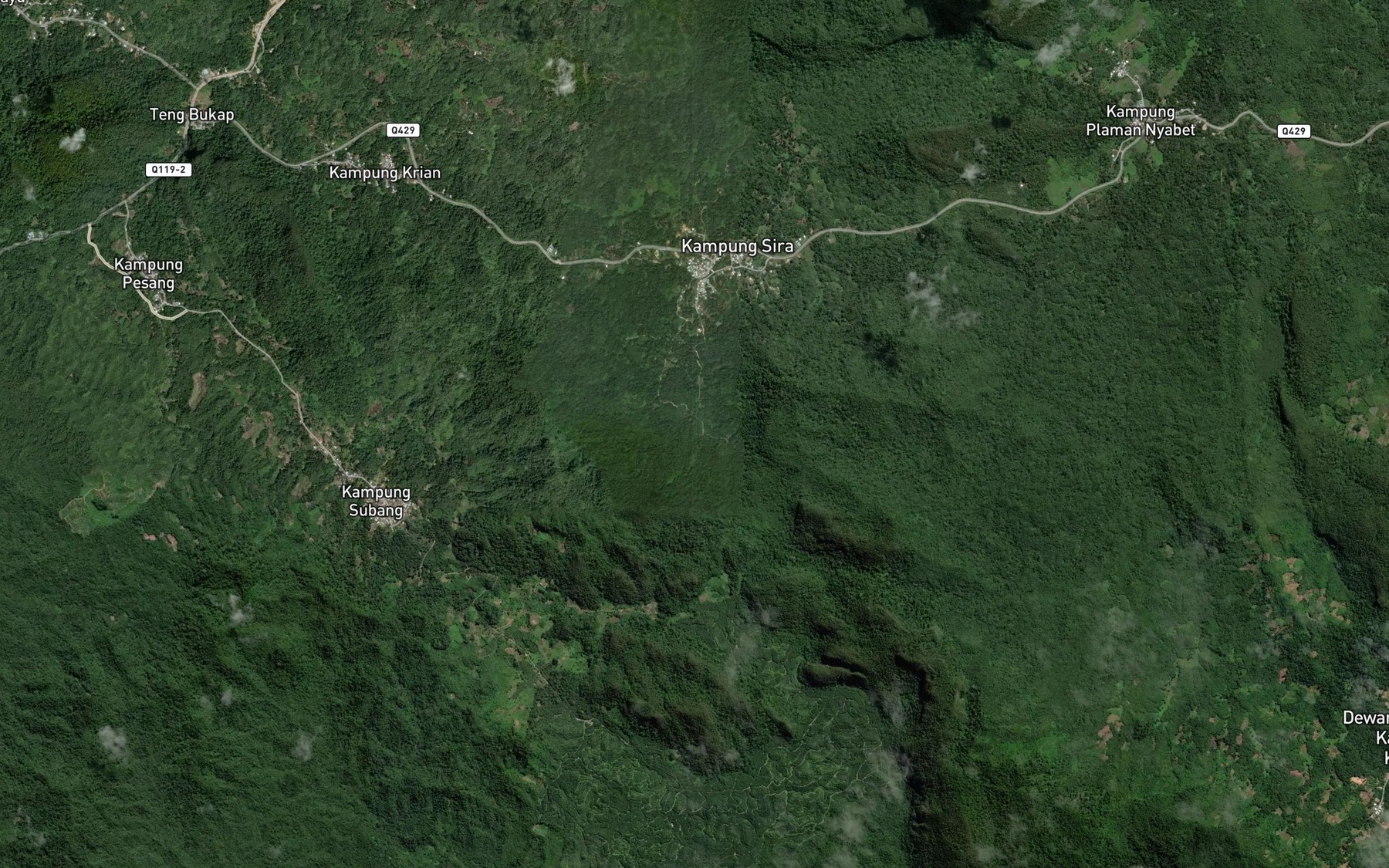Satellite map of the Sungai Say
