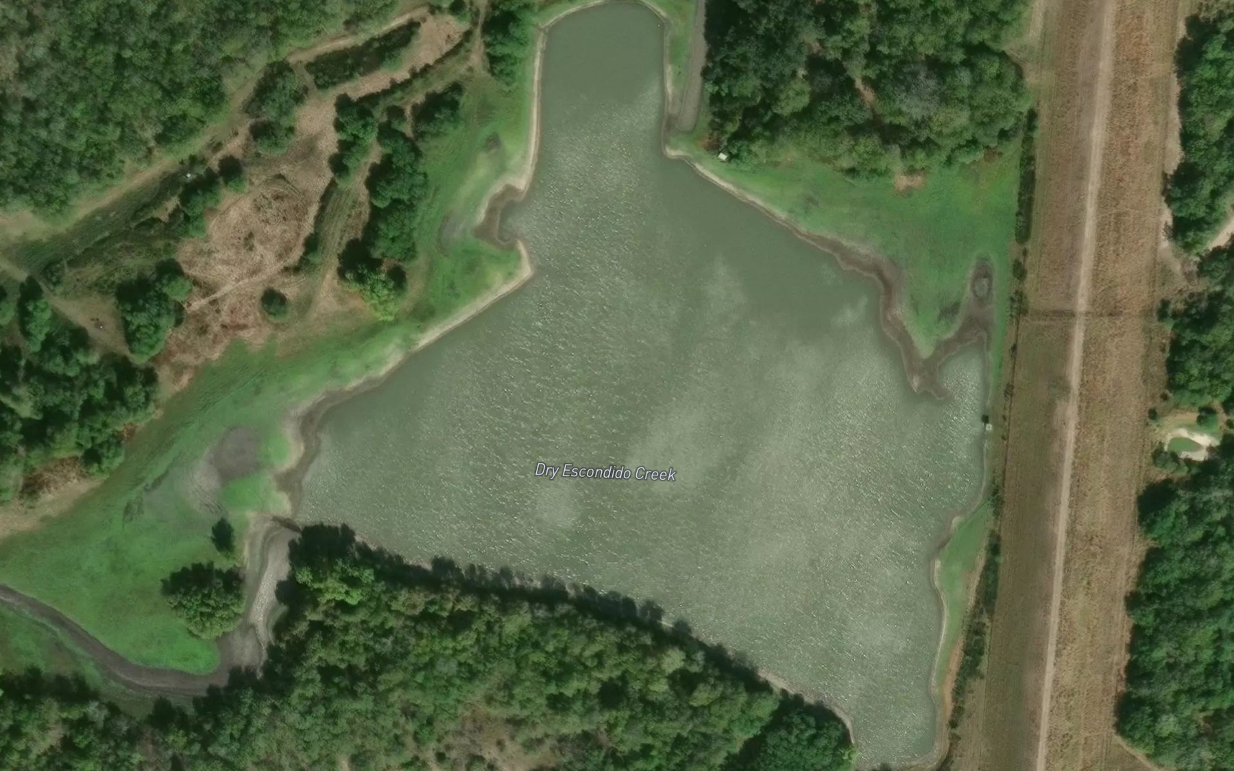 Satellite map of the Soil Conservation Service Site 11 Reservoir