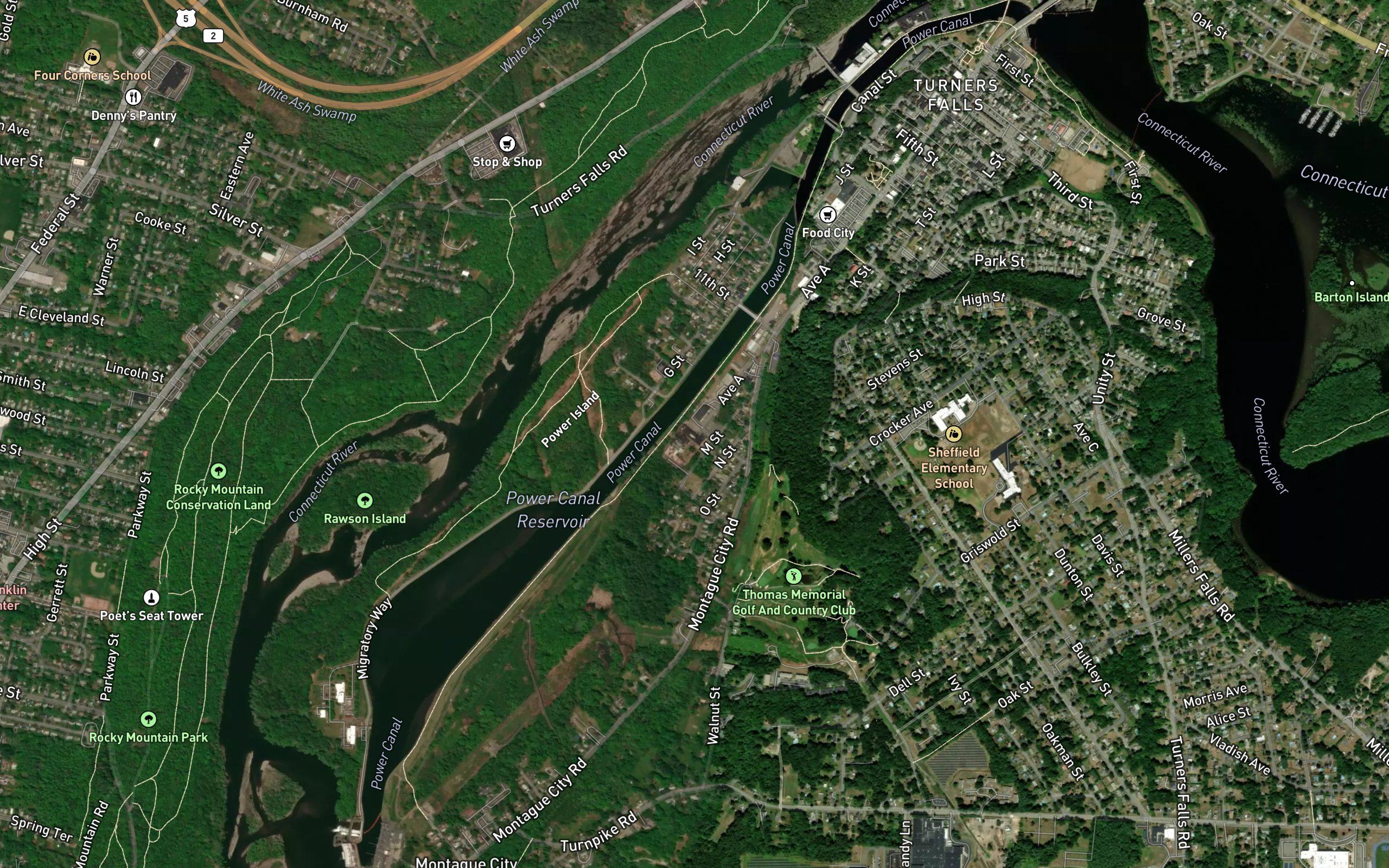 Montague Power Canal Reservoir