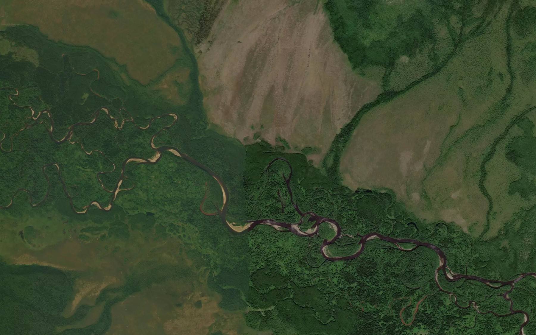 Satellite map of the Chikolul