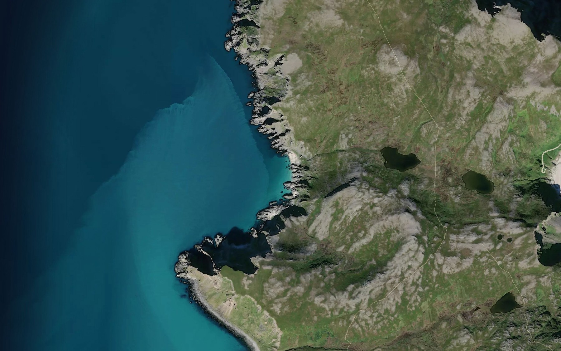 Satellite map of the Vassvika