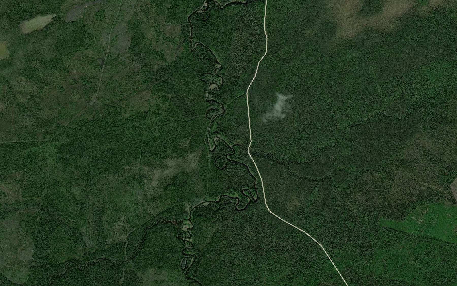 Satellite map of the Malaya Bad'ya