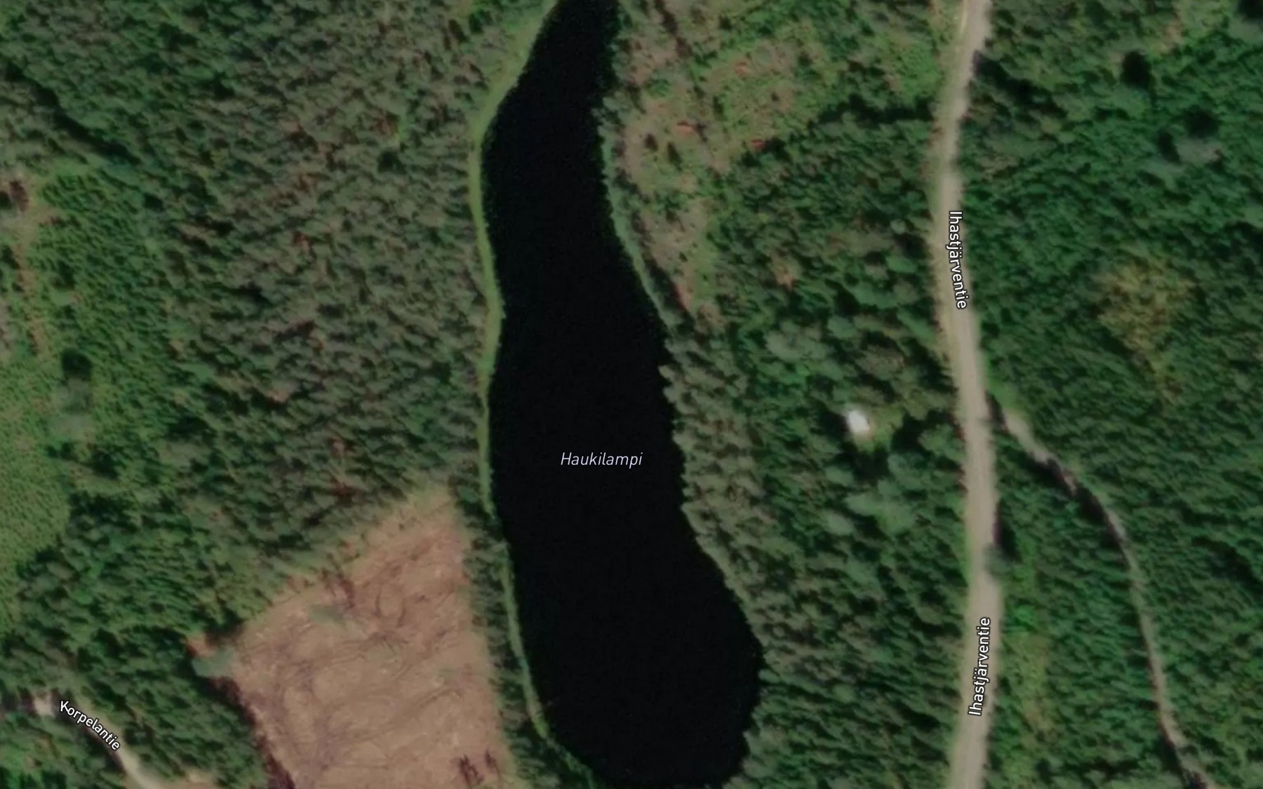 Satellite map of the Haukilampi