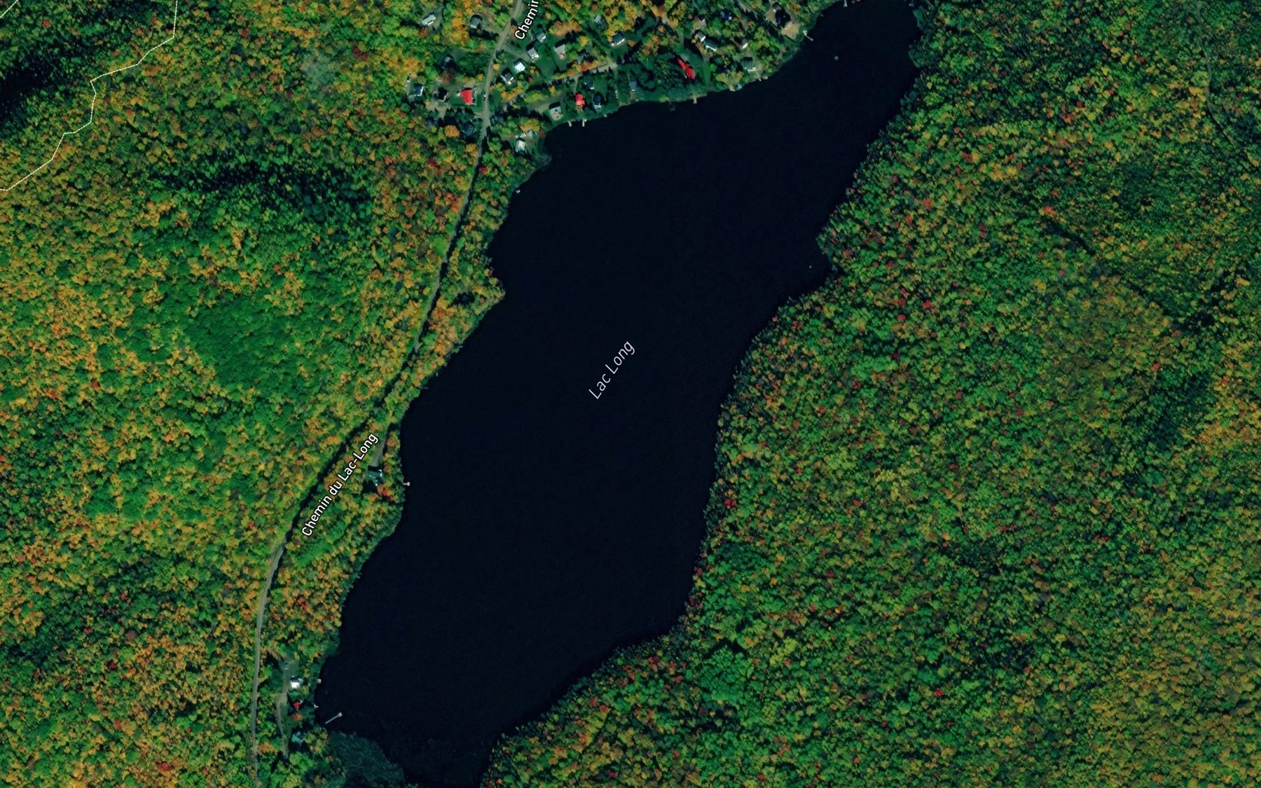 Satellite map of the Lac Long