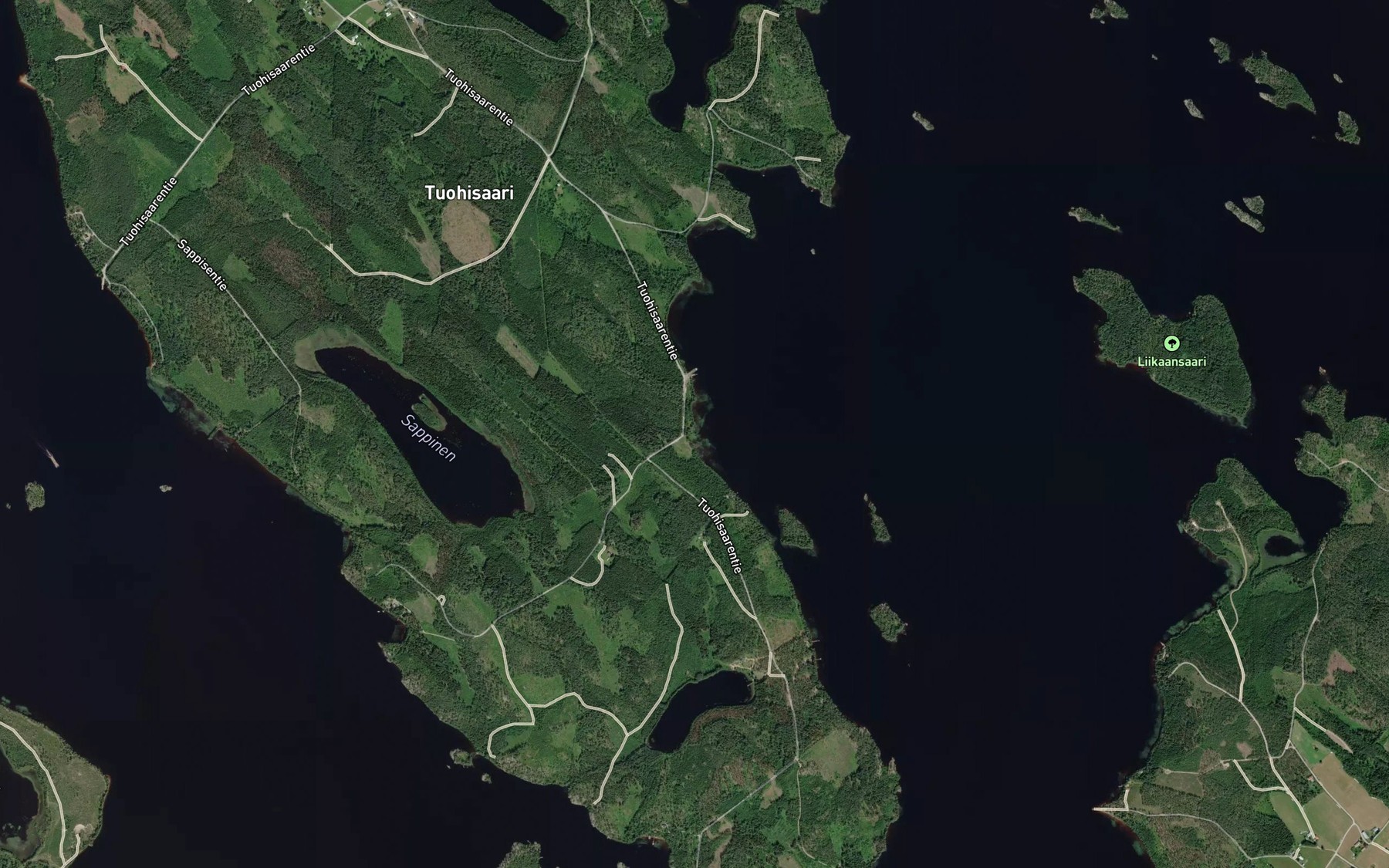 Satellite map of the Haapajoki