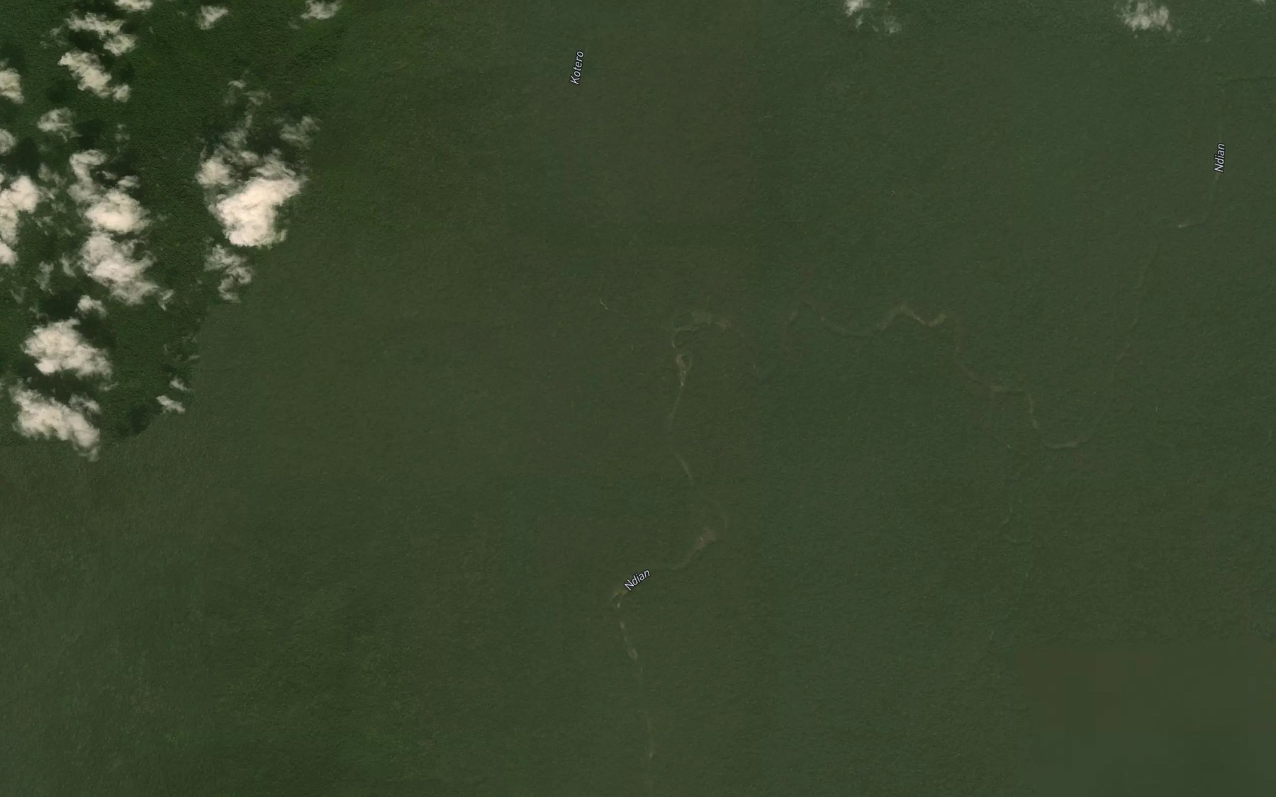 Satellite map of the Kocero
