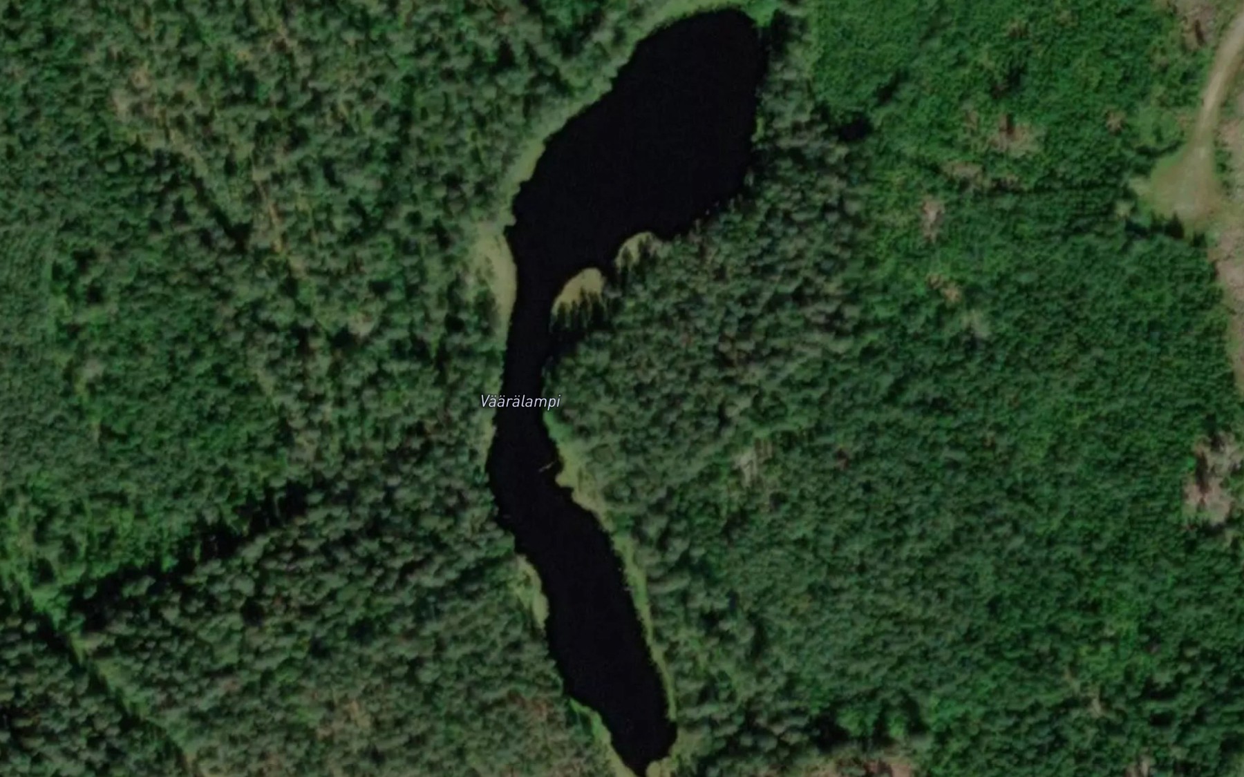 Satellite map of the Vaaralampi