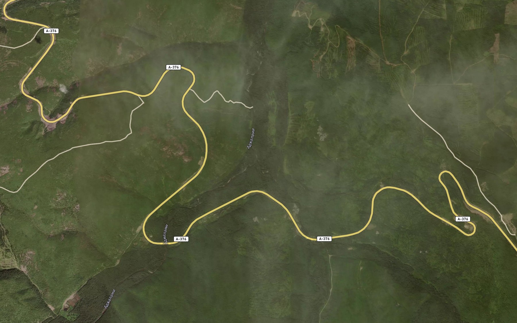 Satellite map of the Bol'shaya Ikchu
