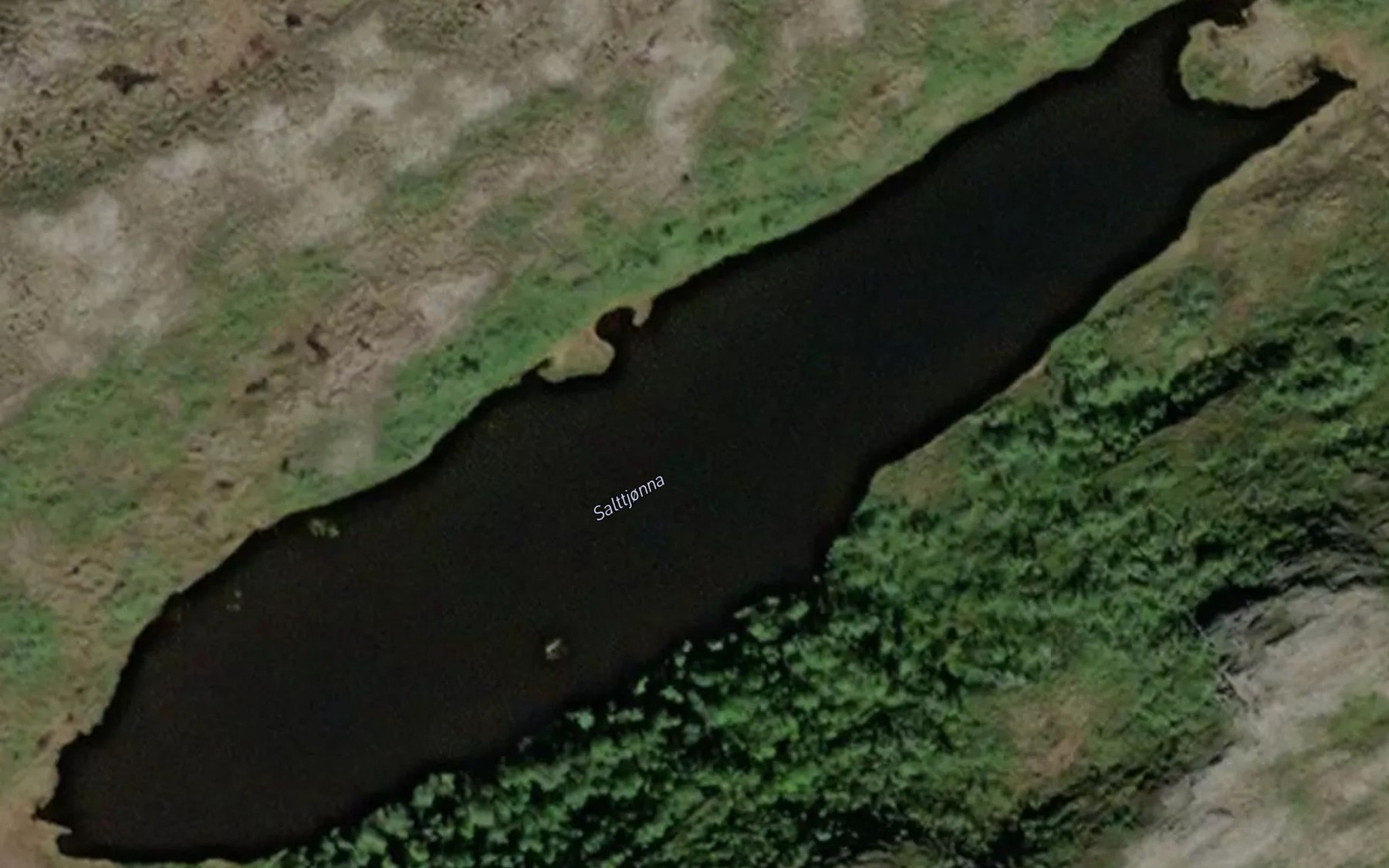 Satellite map of the Salttjorna
