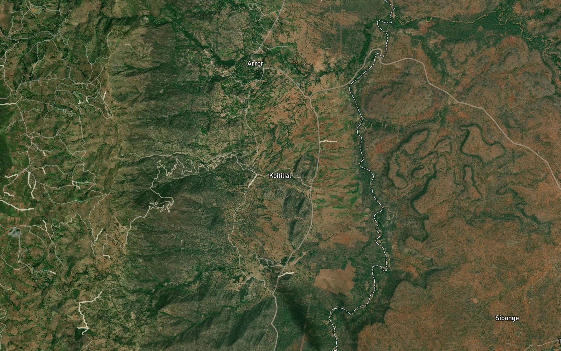 Satellite map of the Embamachukwa