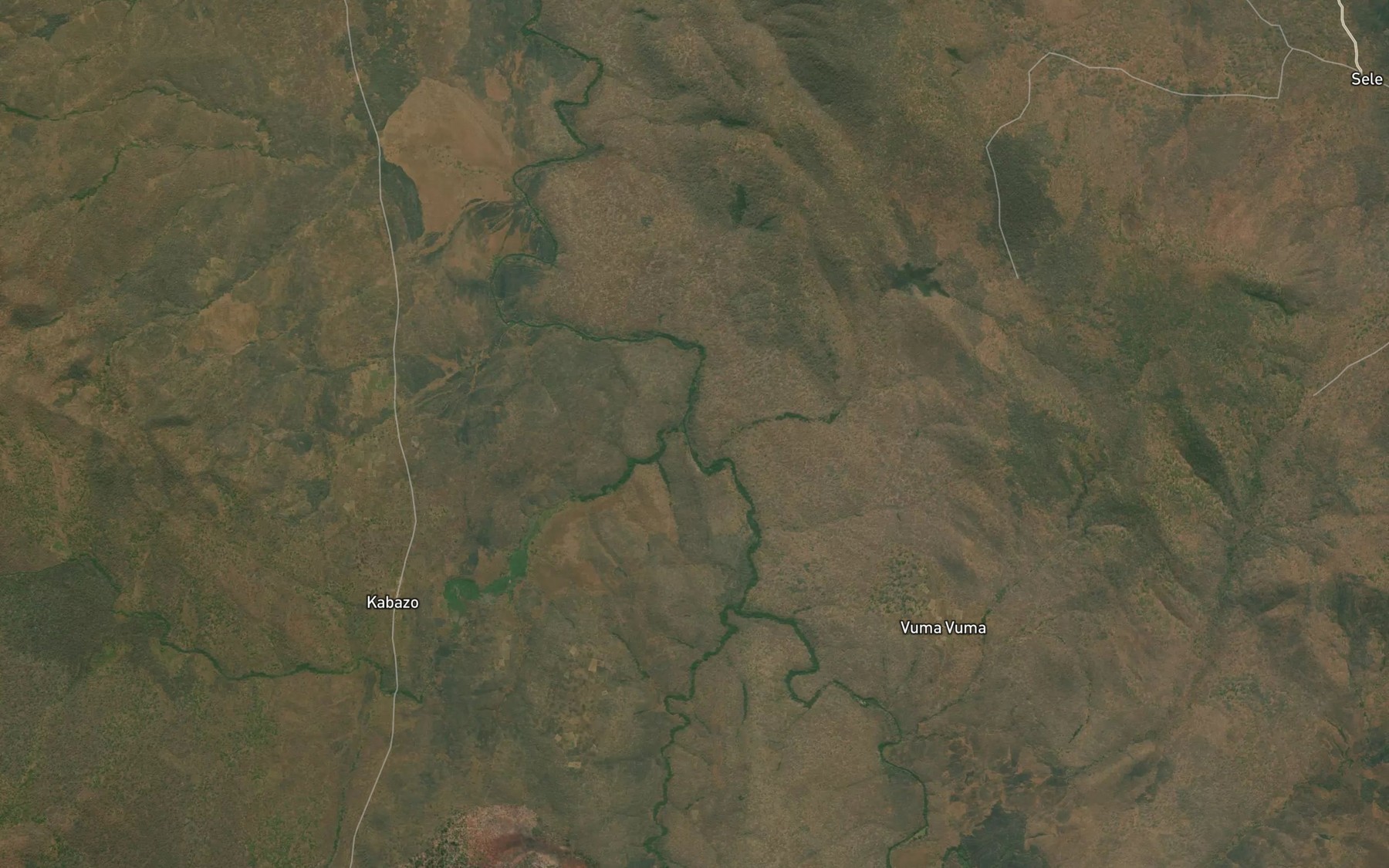 Satellite map of the Gata