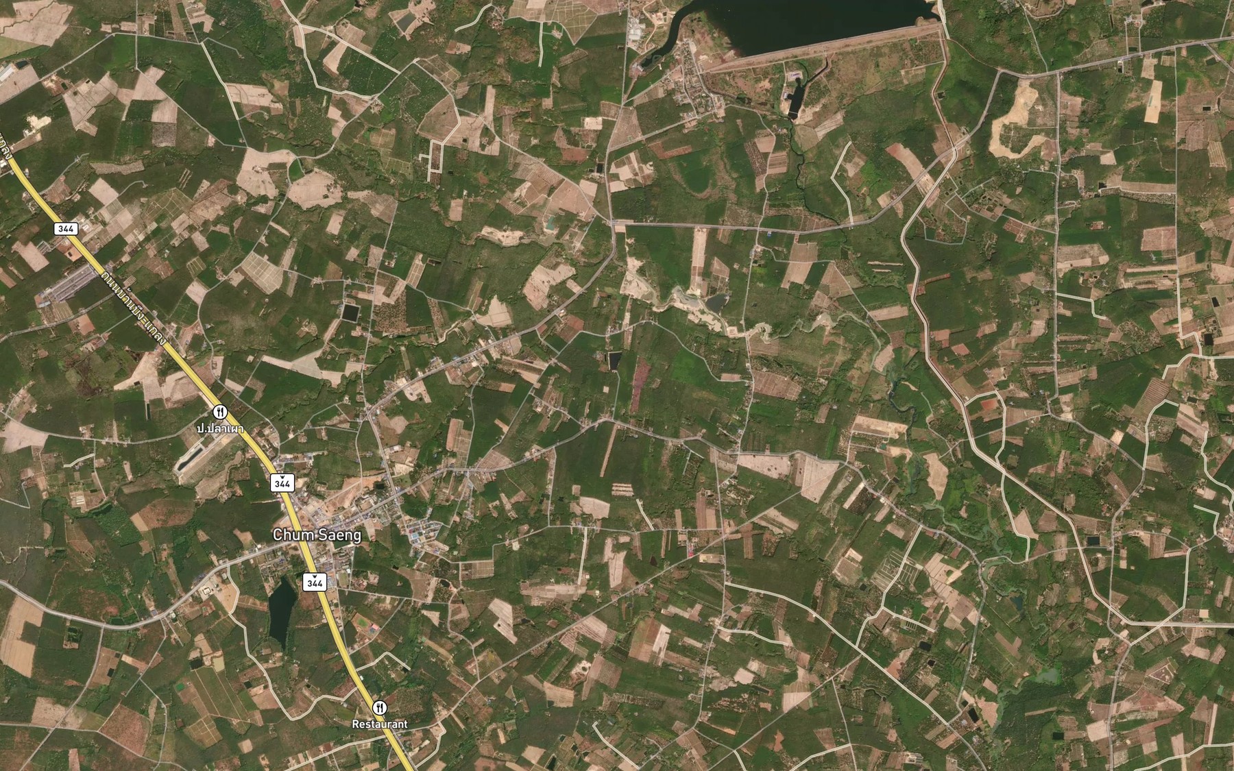 Satellite map of the Nong Khun Cha Muang