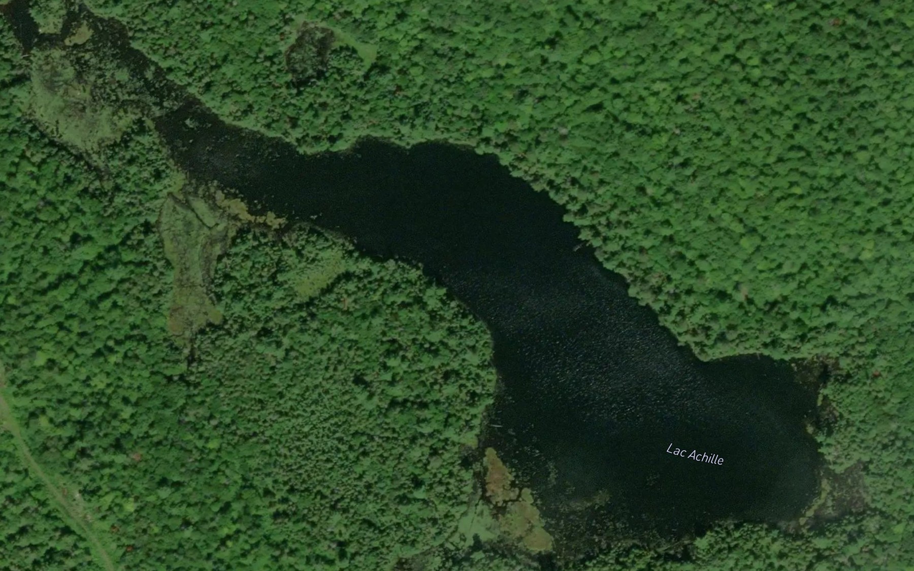 Satellite map of the Lac Achille