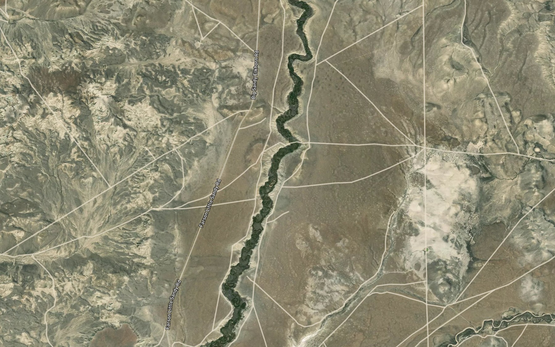 Satellite map of the Chambers Ditch