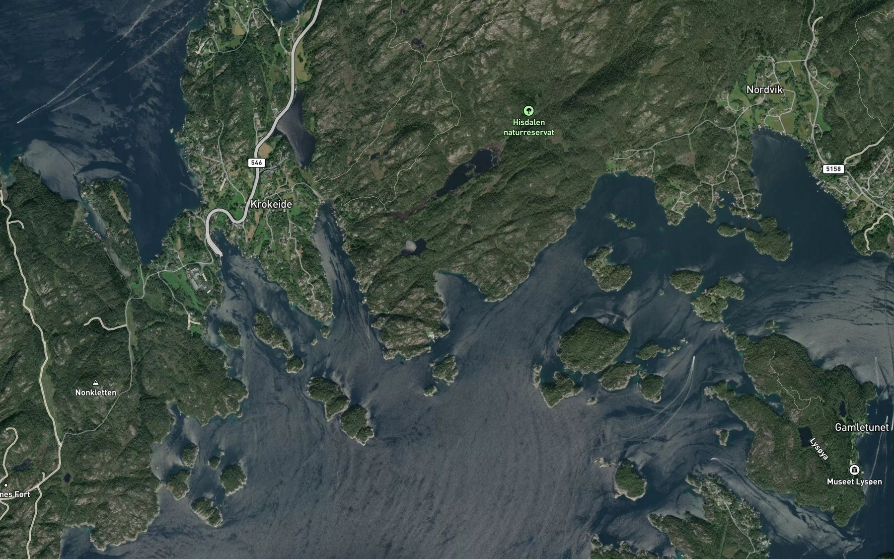 Satellite map of the Tortelsvika