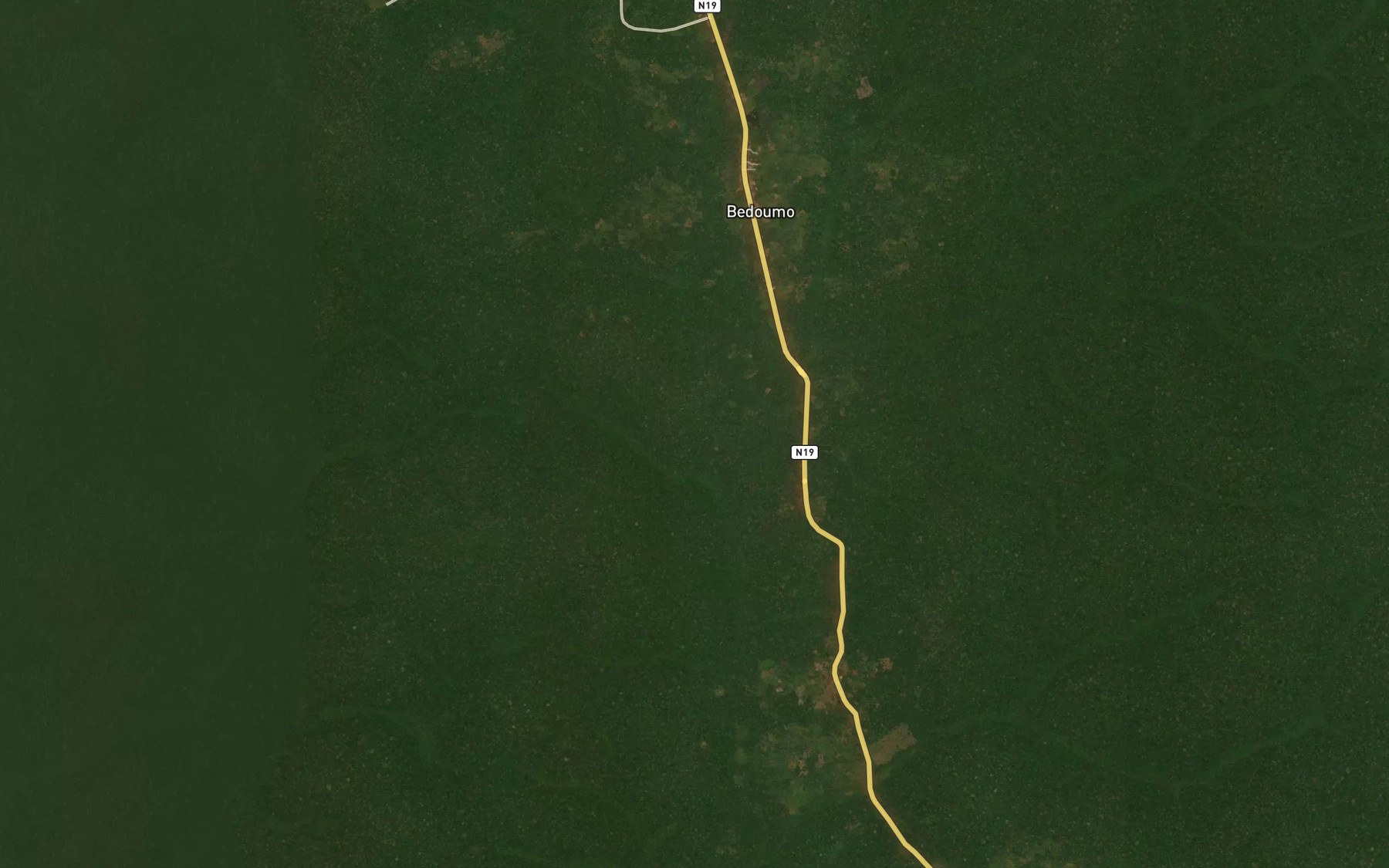 Satellite map of the Antia