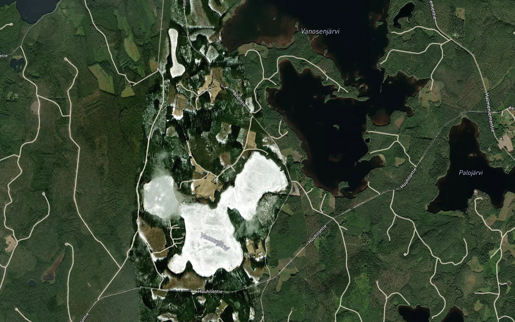 Satellite map of the Heinalahti